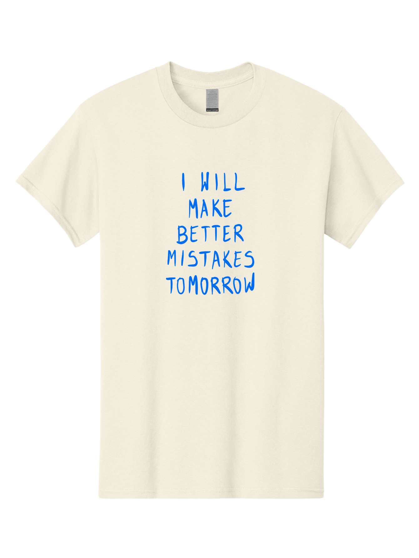 I-Will-Make-Better-Mistakes-Tomorrow Men'S Graphic Tee, 100% Cotton, Comfortable Casual Summer Wear, Machine Washable, Motivational Quote, Inspirational Saying, Humorous Phrase, Daily Affirmation, Self-Improvement, Personal Growth, - Aaa080 21