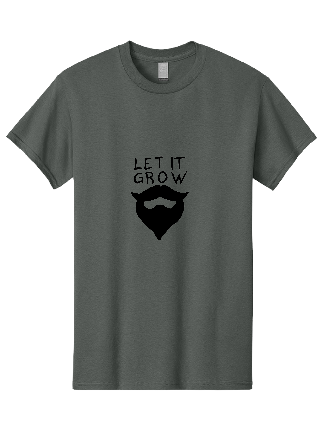 Let-It-Grow Men'S Graphic Tee, 100% Cotton, Comfortable Casual Summer Wear, Machine Washable, Beard Care, Facial Hair, Grooming, Let It Grow, Beard Growth, Hipster Style, Beard Maintenance, Beard Products - Aaa086 9