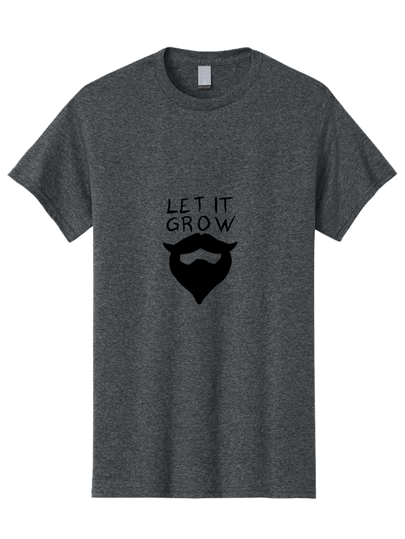 Let-It-Grow Men'S Graphic Tee, 100% Cotton, Comfortable Casual Summer Wear, Machine Washable, Beard Care, Facial Hair, Grooming, Let It Grow, Beard Growth, Hipster Style, Beard Maintenance, Beard Products - Aaa086 11