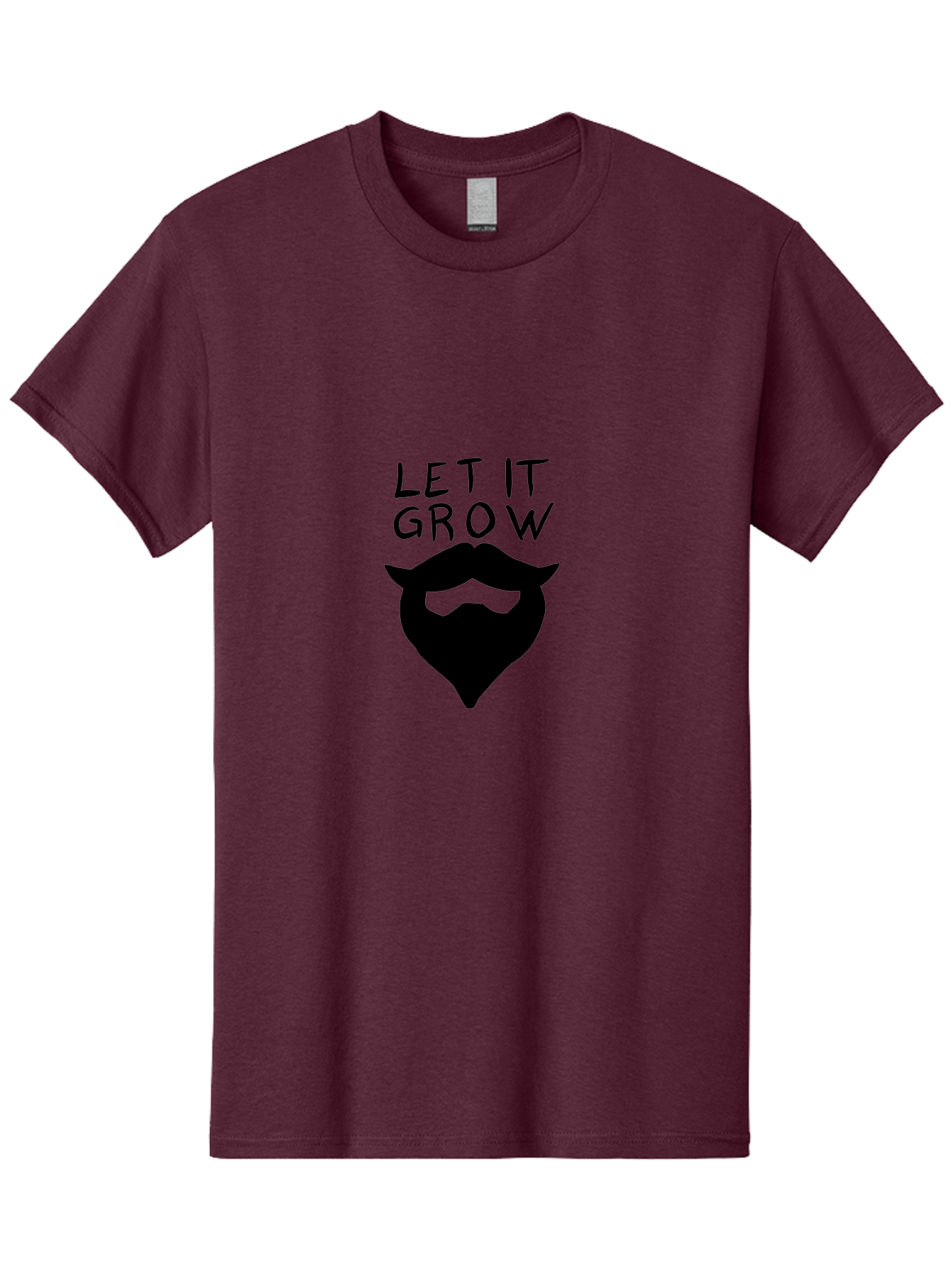 Let-It-Grow Men'S Graphic Tee, 100% Cotton, Comfortable Casual Summer Wear, Machine Washable, Beard Care, Facial Hair, Grooming, Let It Grow, Beard Growth, Hipster Style, Beard Maintenance, Beard Products - Aaa086 21