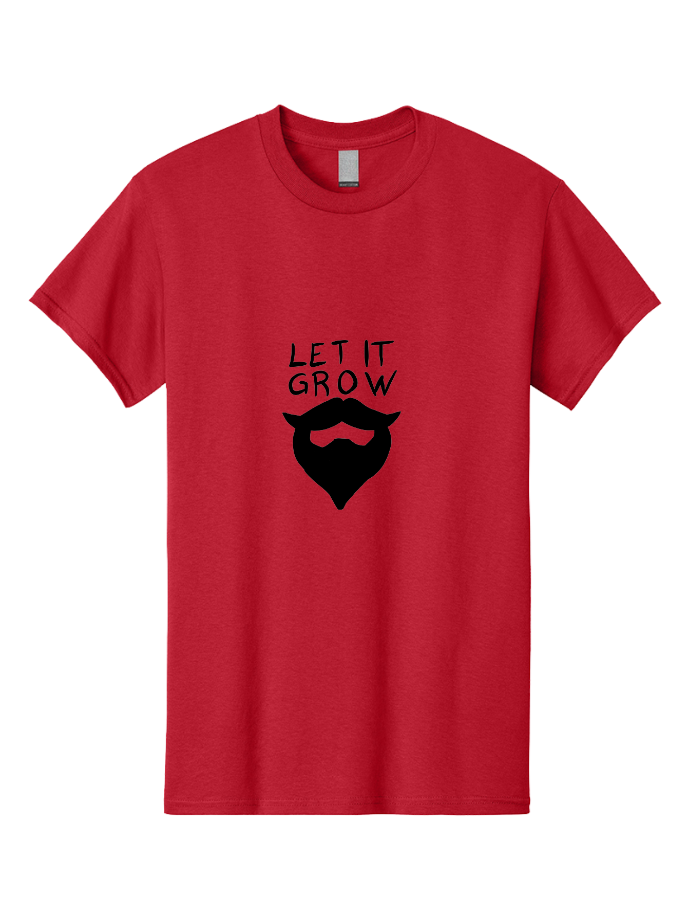 Let-It-Grow Men'S Graphic Tee, 100% Cotton, Comfortable Casual Summer Wear, Machine Washable, Beard Care, Facial Hair, Grooming, Let It Grow, Beard Growth, Hipster Style, Beard Maintenance, Beard Products - Aaa086 7
