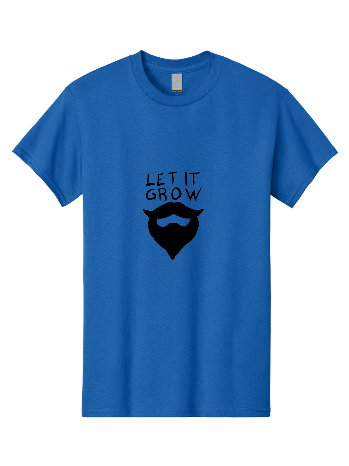 Let-It-Grow Men'S Graphic Tee, 100% Cotton, Comfortable Casual Summer Wear, Machine Washable, Beard Care, Facial Hair, Grooming, Let It Grow, Beard Growth, Hipster Style, Beard Maintenance, Beard Products - Aaa086 15