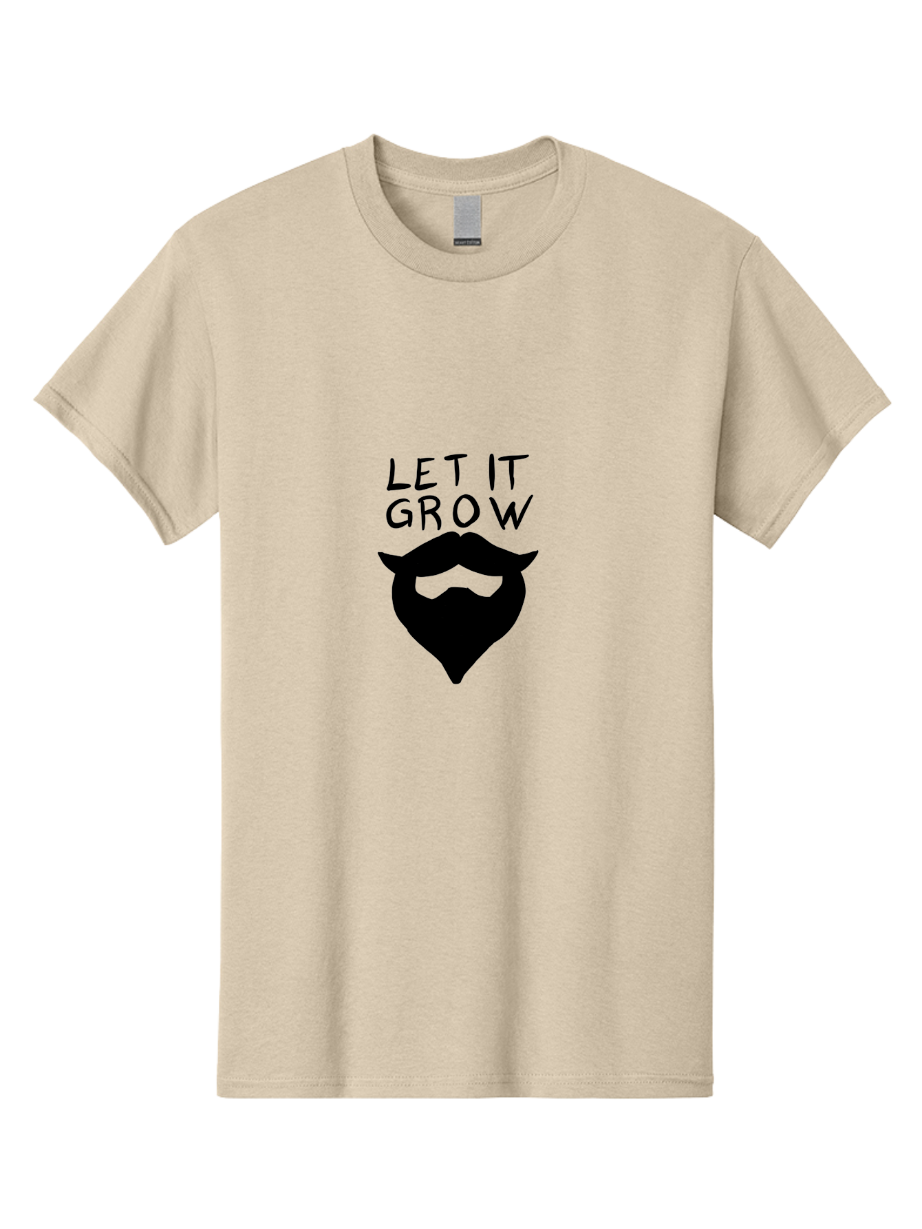 Let-It-Grow Men'S Graphic Tee, 100% Cotton, Comfortable Casual Summer Wear, Machine Washable, Beard Care, Facial Hair, Grooming, Let It Grow, Beard Growth, Hipster Style, Beard Maintenance, Beard Products - Aaa086 17