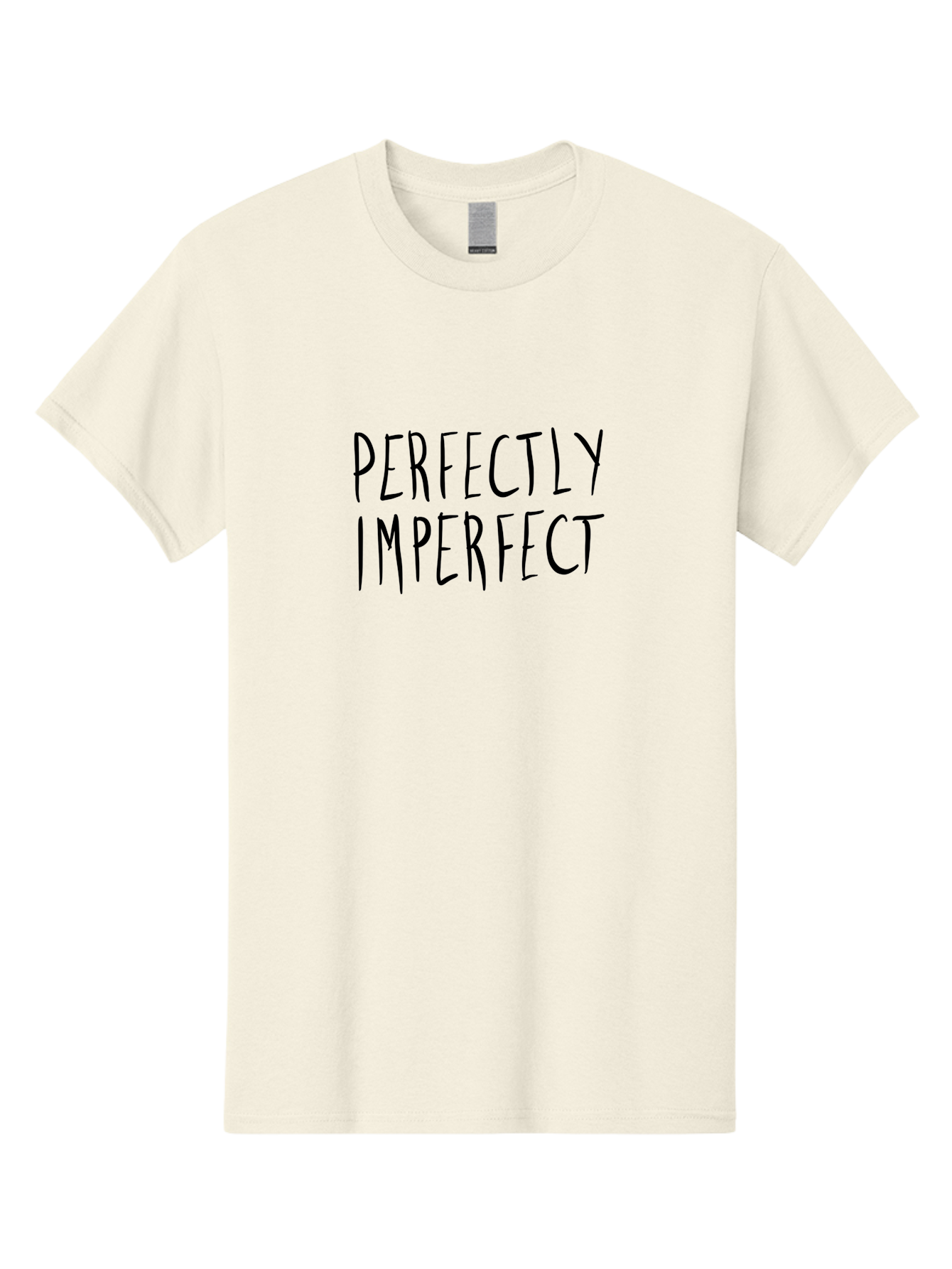 Perfectly-Imperfect Men'S Graphic Tee, 100% Cotton, Comfortable Casual Summer Wear, Machine Washable, Inspirational Quote, Positive Affirmation, Self-Acceptance, Motivation, Empowerment, Individuality, Uniqueness, Confidence Boost - Aaa111 29