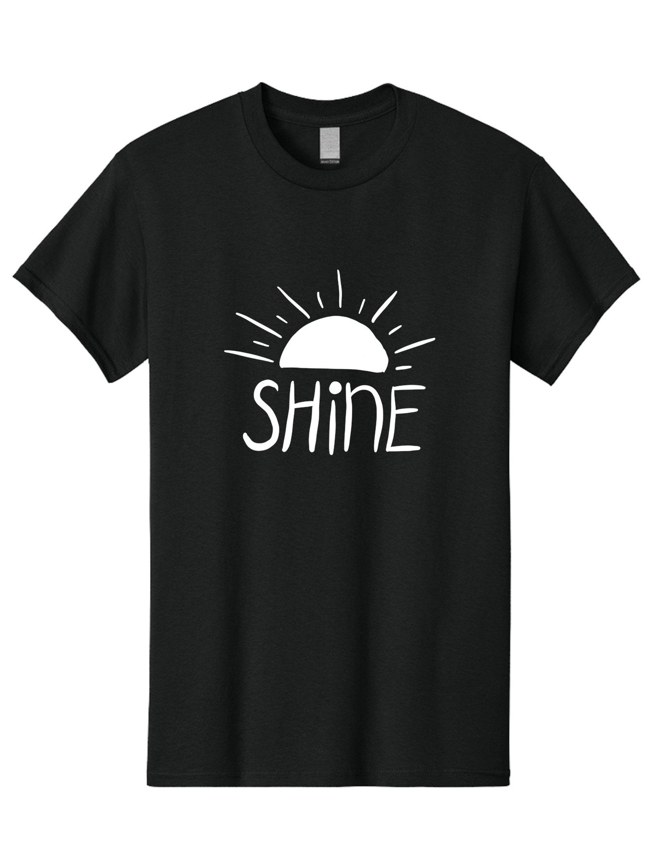 Shine Men'S Graphic Tee, 100% Cotton, Comfortable Casual Summer Wear, Machine Washable, Shine, Positivity, Motivation, Inspirational Quote, Happiness, Encouragement, Uplifting Message, Optimism Symbol - Aaa122 7