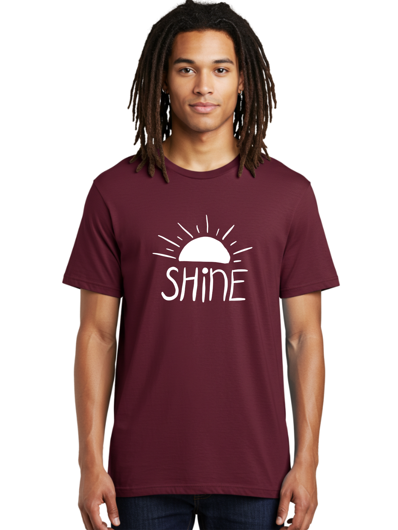 Shine Men'S Graphic Tee, 100% Cotton, Comfortable Casual Summer Wear, Machine Washable, Shine, Positivity, Motivation, Inspirational Quote, Happiness, Encouragement, Uplifting Message, Optimism Symbol - Aaa122 16