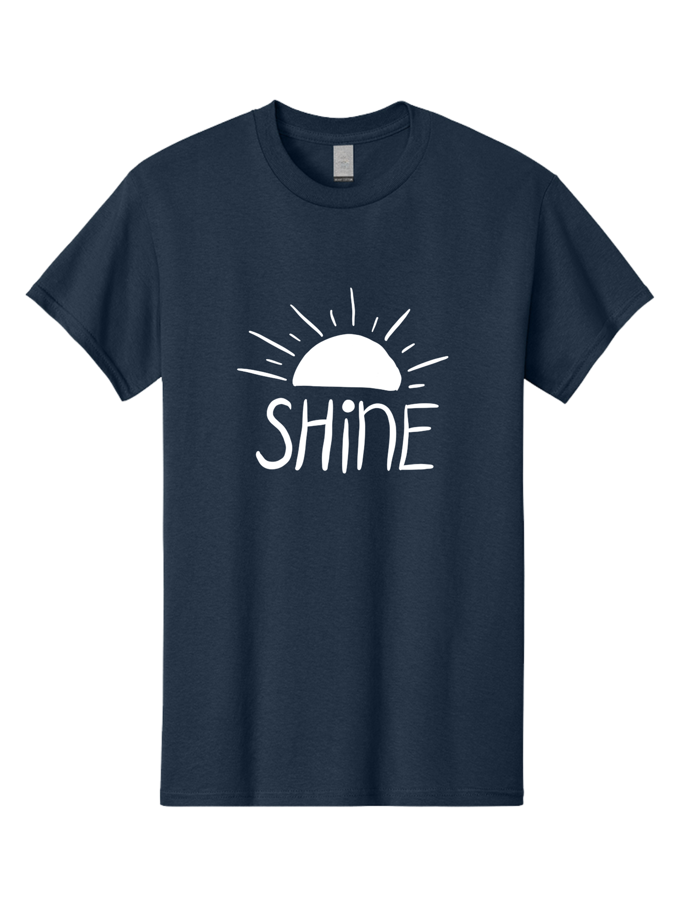 Shine Men'S Graphic Tee, 100% Cotton, Comfortable Casual Summer Wear, Machine Washable, Shine, Positivity, Motivation, Inspirational Quote, Happiness, Encouragement, Uplifting Message, Optimism Symbol - Aaa122 27