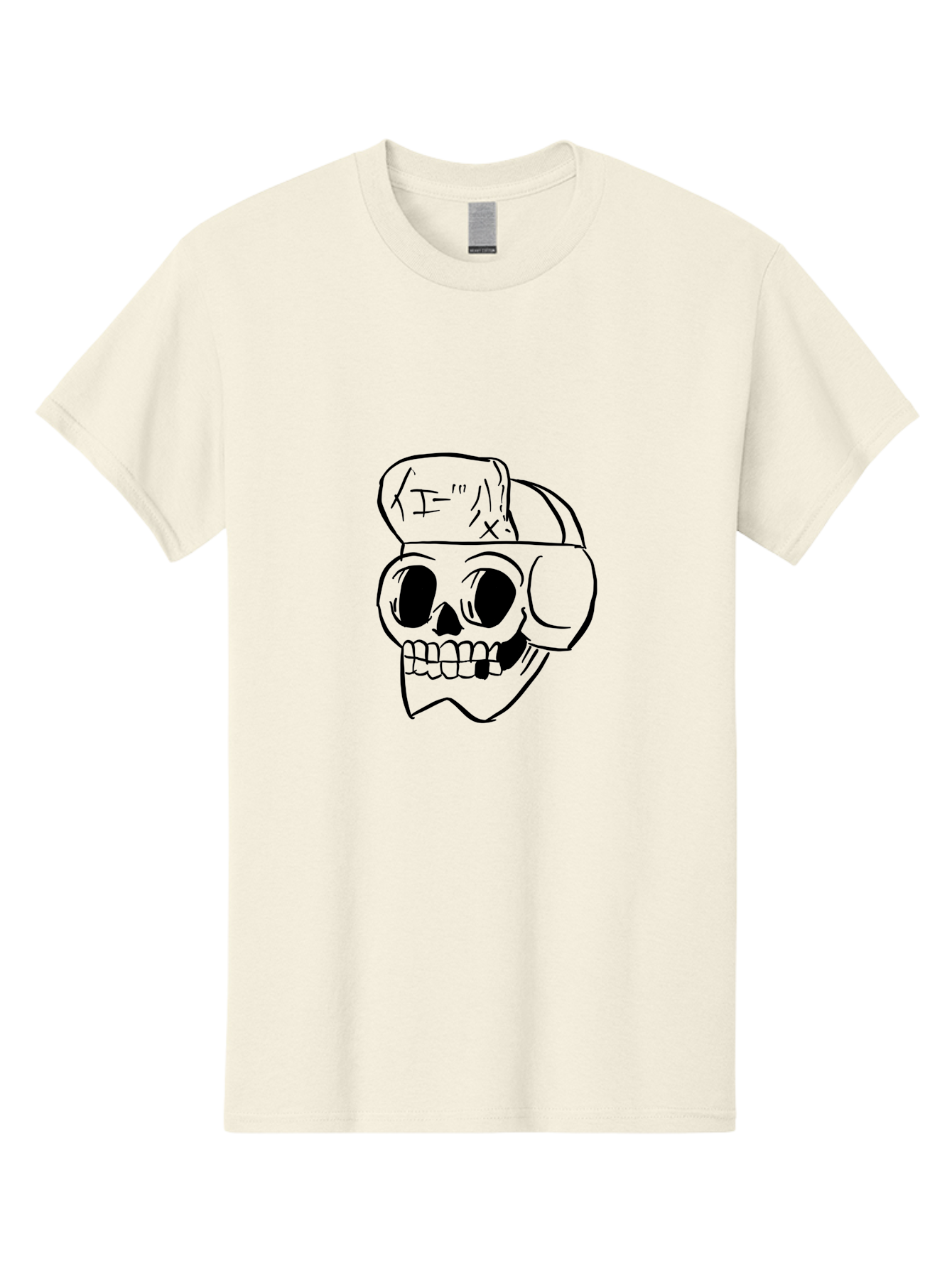 Skull-With-Headphones Men'S Graphic Tee, 100% Cotton, Comfortable Casual Summer Wear, Machine Washable, Skull Wearing Headphones, Dj Skull, Music Lover, Edgy Style, Bold Graphics, Graphic Design, Skull Art, Headphones, Dark Art - Aaa124 9