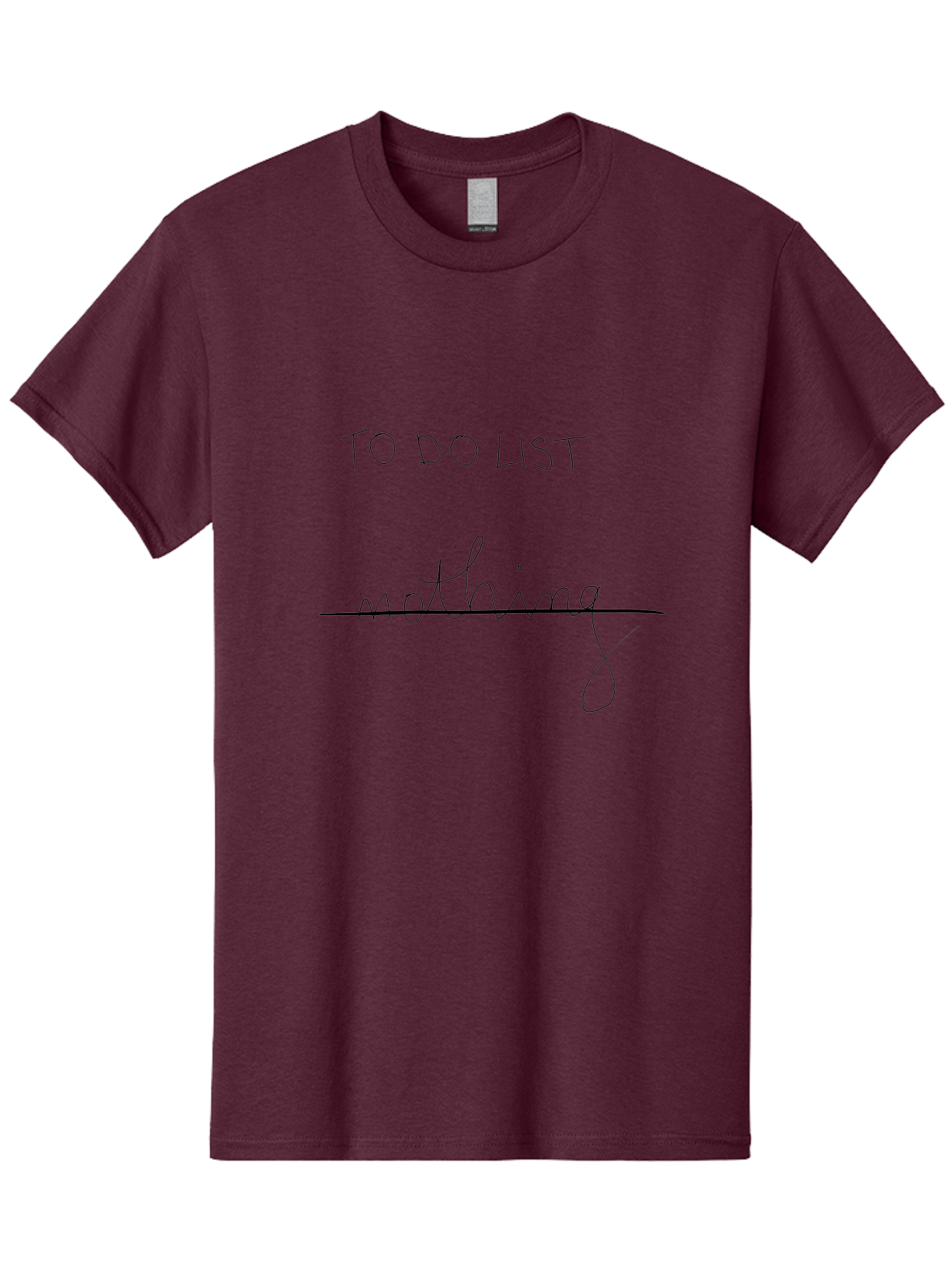 To-Do-List Men'S Graphic Tee, 100% Cotton, Comfortable Casual Summer Wear, Machine Washable, To-Do List, Nothing To Do, Crossed Off Task, Productivity Humor, Procrastination, Relaxed Attitude, Lazy Day, Task Completion - Aaa133 15