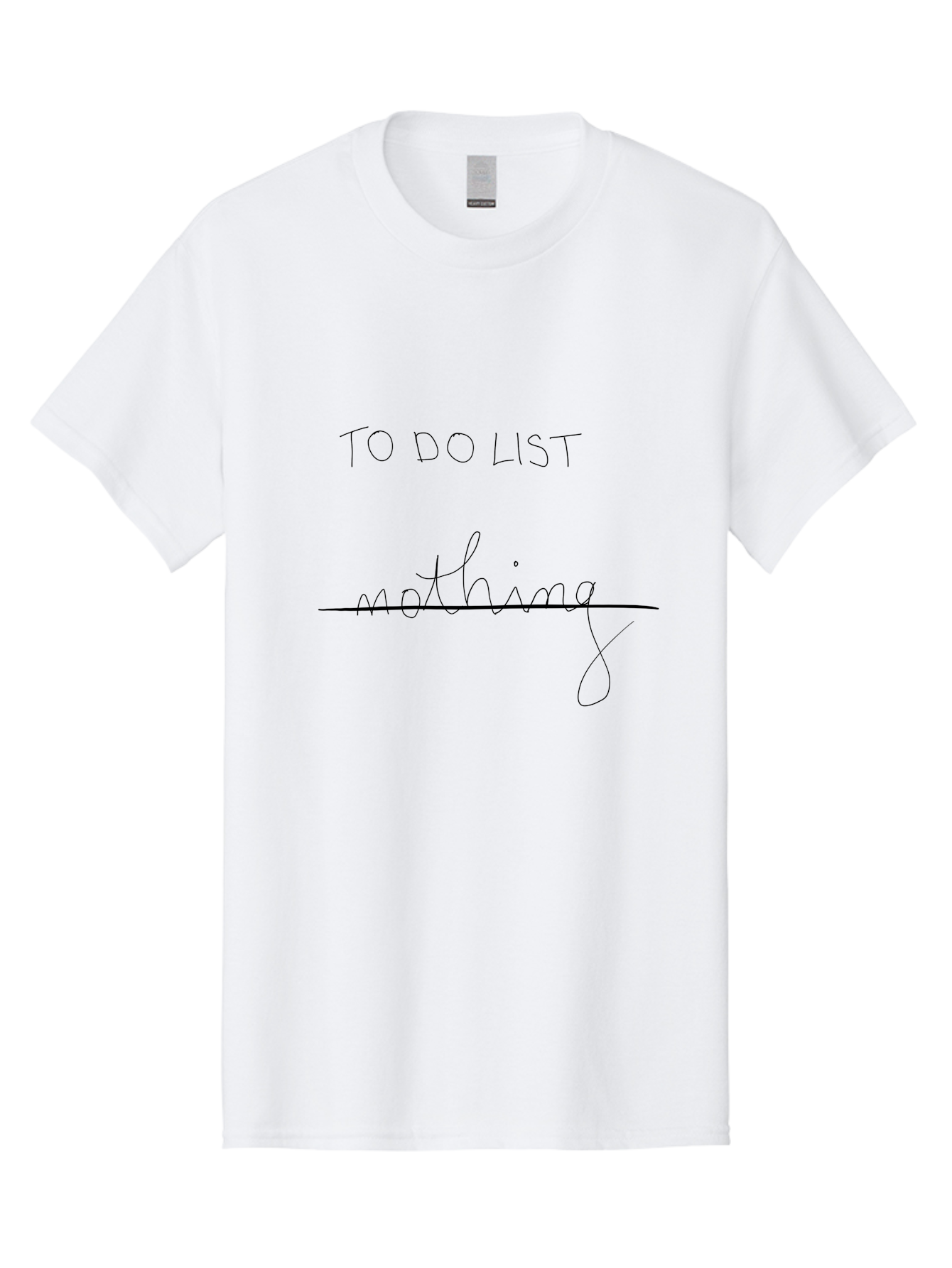 To-Do-List Men'S Graphic Tee, 100% Cotton, Comfortable Casual Summer Wear, Machine Washable, To-Do List, Nothing To Do, Crossed Off Task, Productivity Humor, Procrastination, Relaxed Attitude, Lazy Day, Task Completion - Aaa133 19