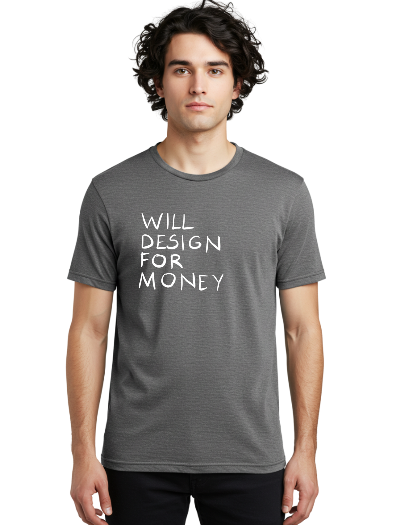Will-Design-For-Money Men'S Graphic Tee, 100% Cotton, Comfortable Casual Summer Wear, Machine Washable, Graphic Design Services, Freelance Designer, Design For Hire, Money Making Opportunities, Professional Design Solutions, Custom Graphics - Aaa140 2