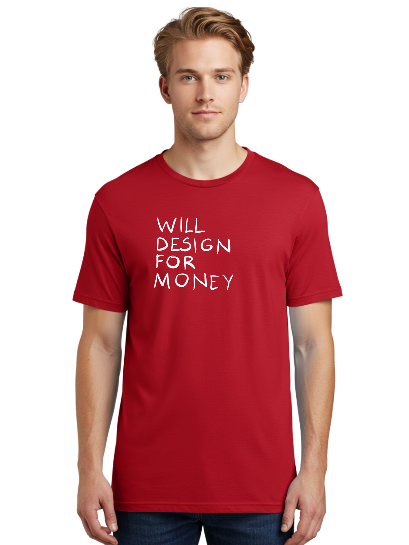 Will-Design-For-Money Men'S Graphic Tee, 100% Cotton, Comfortable Casual Summer Wear, Machine Washable, Graphic Design Services, Freelance Designer, Design For Hire, Money Making Opportunities, Professional Design Solutions, Custom Graphics - Aaa140 18