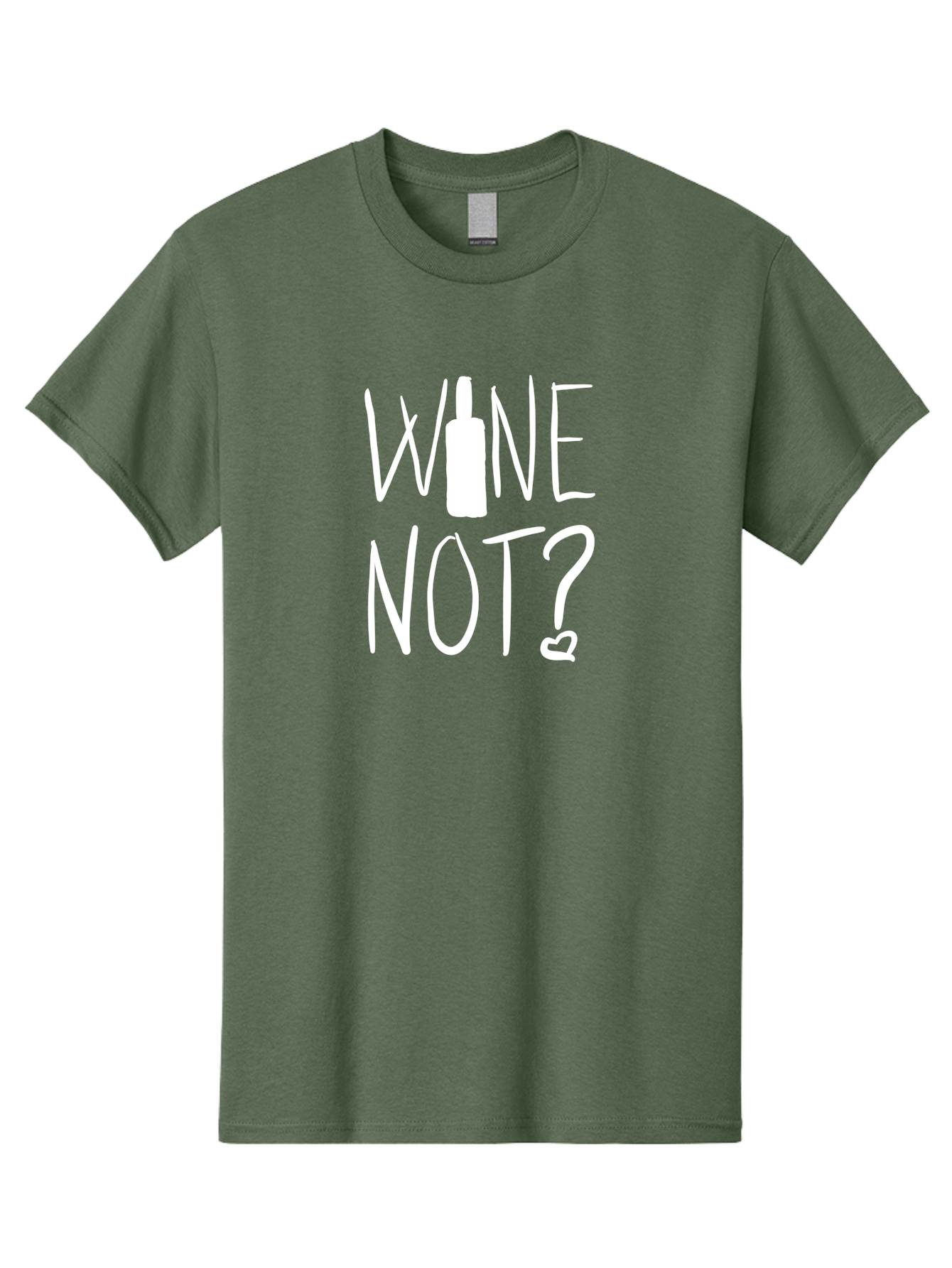 Wine-Not Men'S Graphic Tee, 100% Cotton, Comfortable Casual Summer Wear, Machine Washable, Wine Bottle, Playful Message, Witty Phrase, Wine Pun, Heart Symbol, Wine Lover, Funny Quote - Aaa141 17