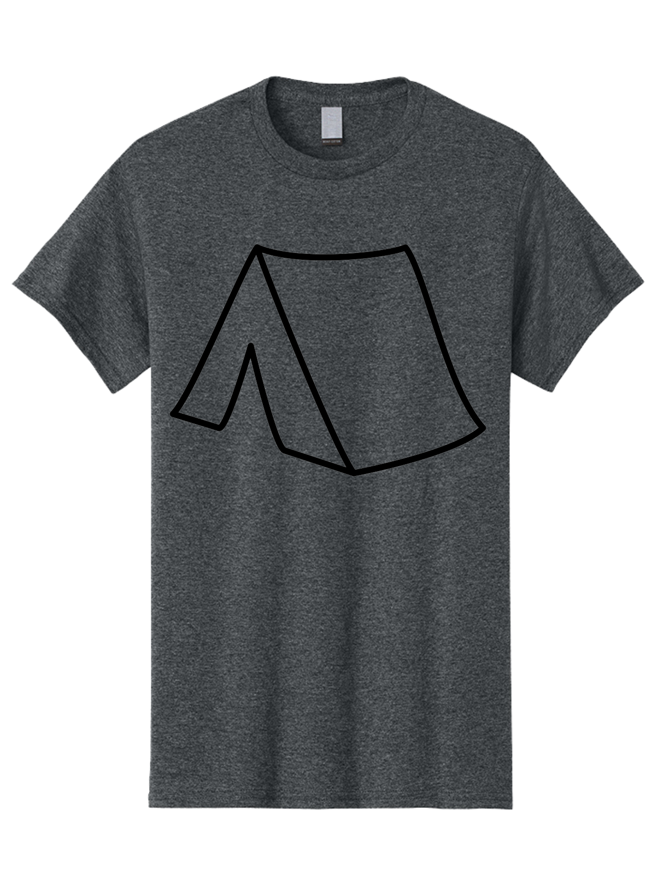 A Men'S Graphic Tee, 100% Cotton, Comfortable Casual Summer Wear, Machine Washable, Simple Line Art, Capital Letter A, Stylized Letter, Minimalist Design, Black Outline, Modern Typography - Aaa153 29