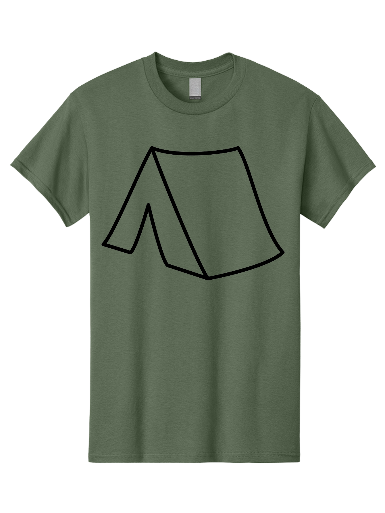 A Men'S Graphic Tee, 100% Cotton, Comfortable Casual Summer Wear, Machine Washable, Simple Line Art, Capital Letter A, Stylized Letter, Minimalist Design, Black Outline, Modern Typography - Aaa153 21