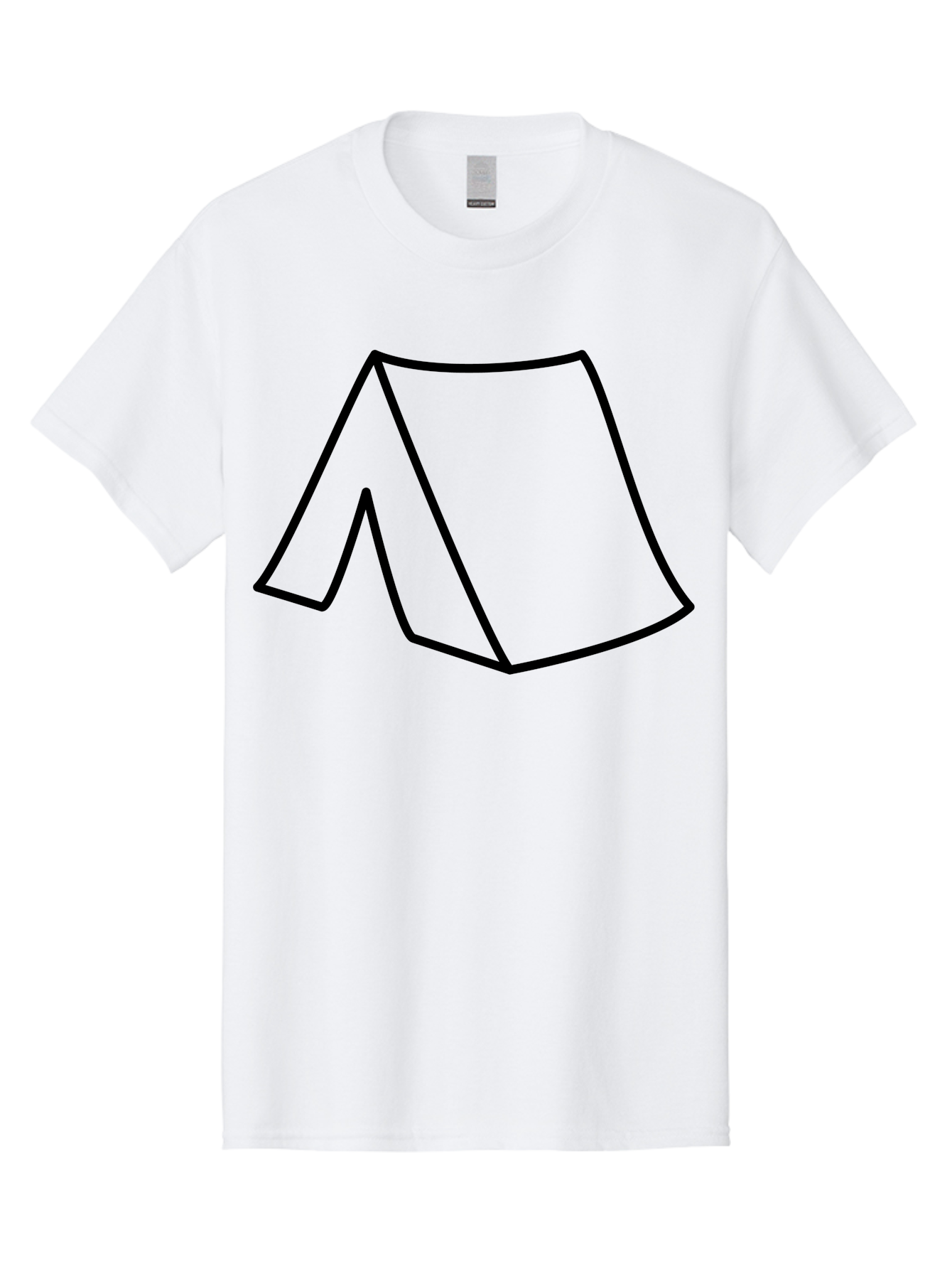 A Men'S Graphic Tee, 100% Cotton, Comfortable Casual Summer Wear, Machine Washable, Simple Line Art, Capital Letter A, Stylized Letter, Minimalist Design, Black Outline, Modern Typography - Aaa153 7