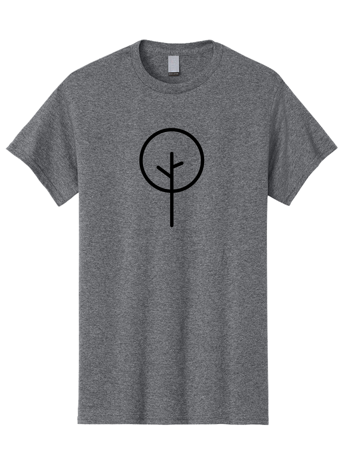 Algiz-1 Men'S Graphic Tee, 100% Cotton, Comfortable Casual Summer Wear, Machine Washable, Algiz Rune, Norse Symbol, Protection Charm, Ancient Writing, Mystical Sign, Spiritual Protection, Esoteric Art - Aaa155 17