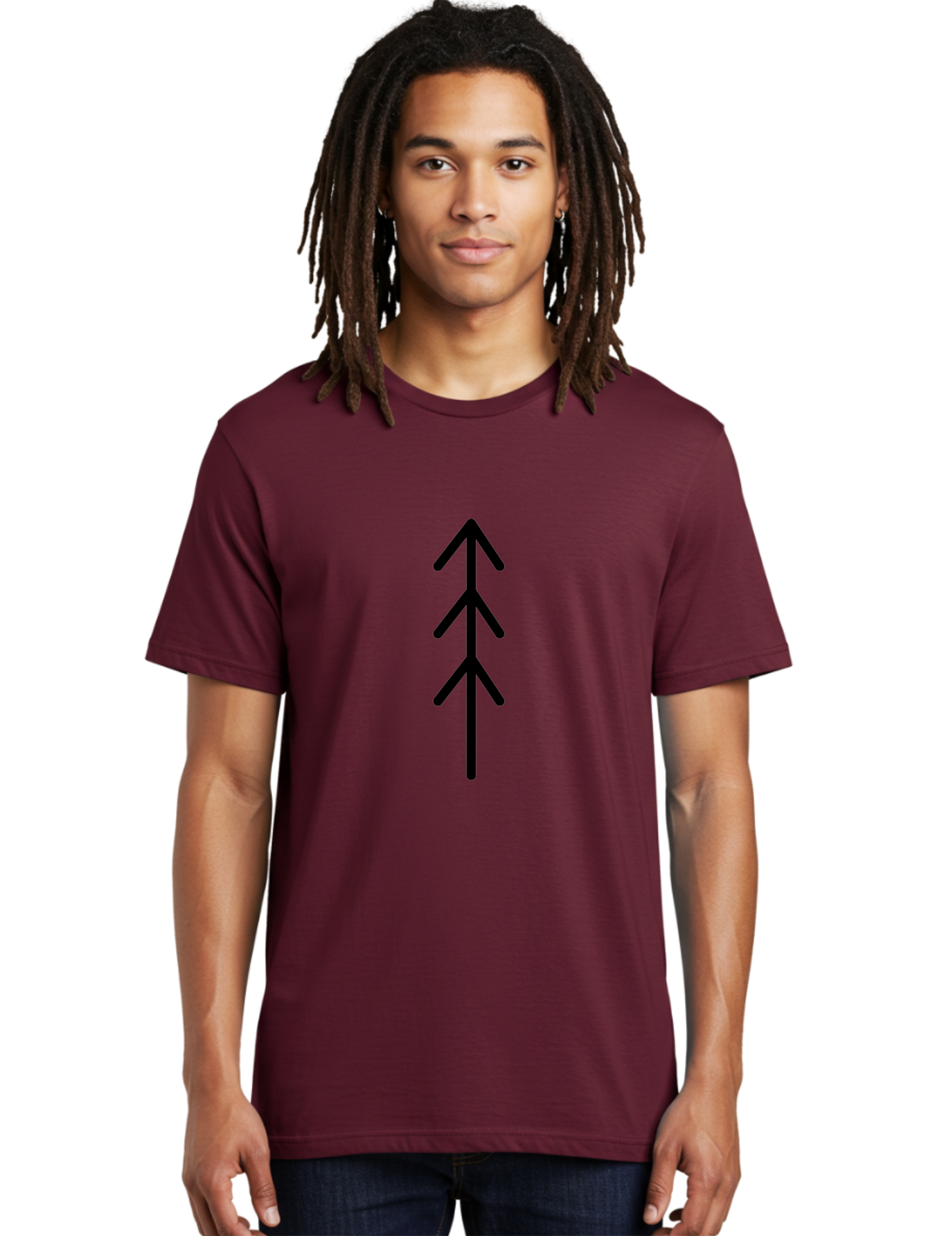 Algiz Men'S Graphic Tee, 100% Cotton, Comfortable Casual Summer Wear, Machine Washable, Rune Symbol, Protection Symbol, Ancient Writing, Mystical Sign, Symbolic Icon, Norse Mythology, Algiz Rune - Aaa156 4