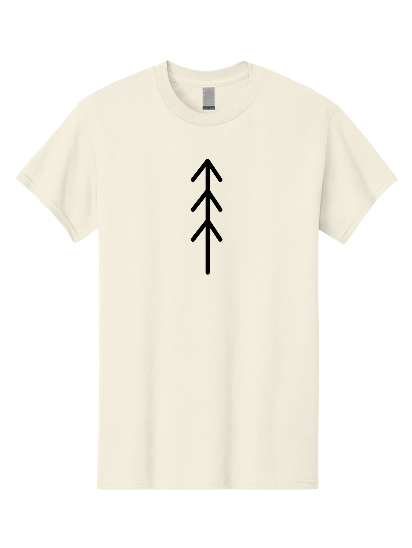 Algiz Men'S Graphic Tee, 100% Cotton, Comfortable Casual Summer Wear, Machine Washable, Rune Symbol, Protection Symbol, Ancient Writing, Mystical Sign, Symbolic Icon, Norse Mythology, Algiz Rune - Aaa156 7