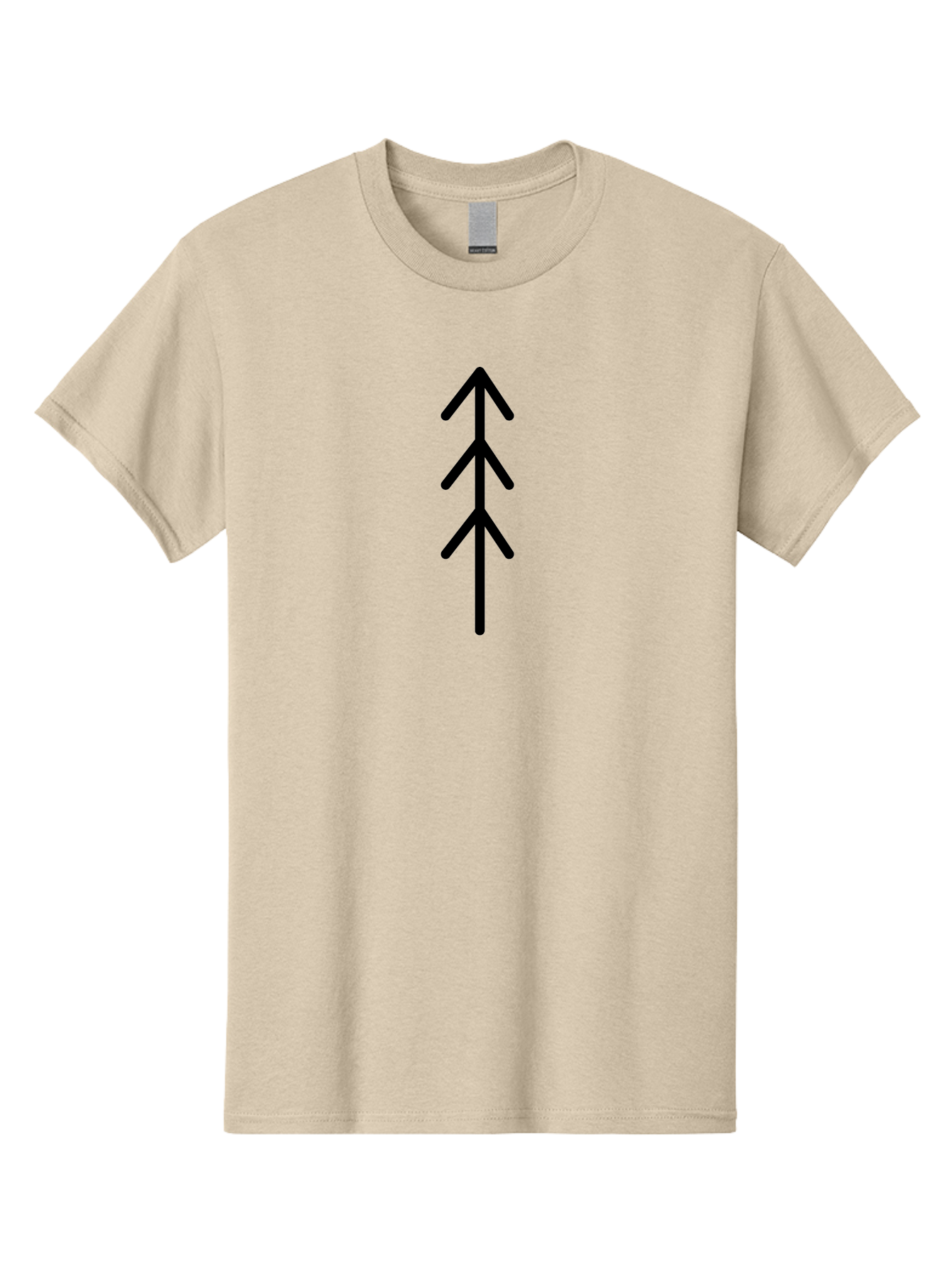 Algiz Men'S Graphic Tee, 100% Cotton, Comfortable Casual Summer Wear, Machine Washable, Rune Symbol, Protection Symbol, Ancient Writing, Mystical Sign, Symbolic Icon, Norse Mythology, Algiz Rune - Aaa156 5