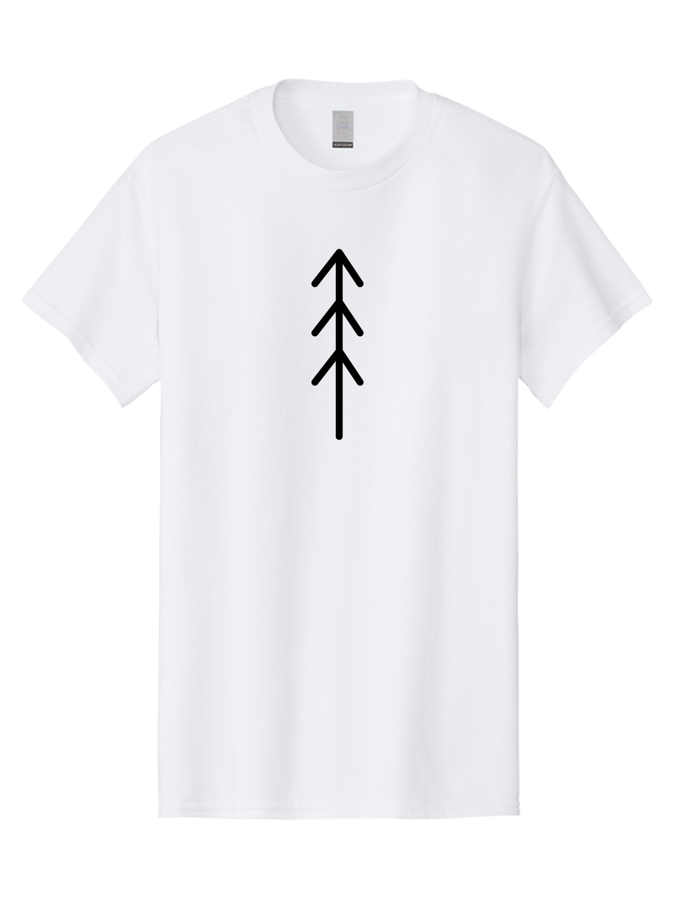 Algiz Men'S Graphic Tee, 100% Cotton, Comfortable Casual Summer Wear, Machine Washable, Rune Symbol, Protection Symbol, Ancient Writing, Mystical Sign, Symbolic Icon, Norse Mythology, Algiz Rune - Aaa156 17