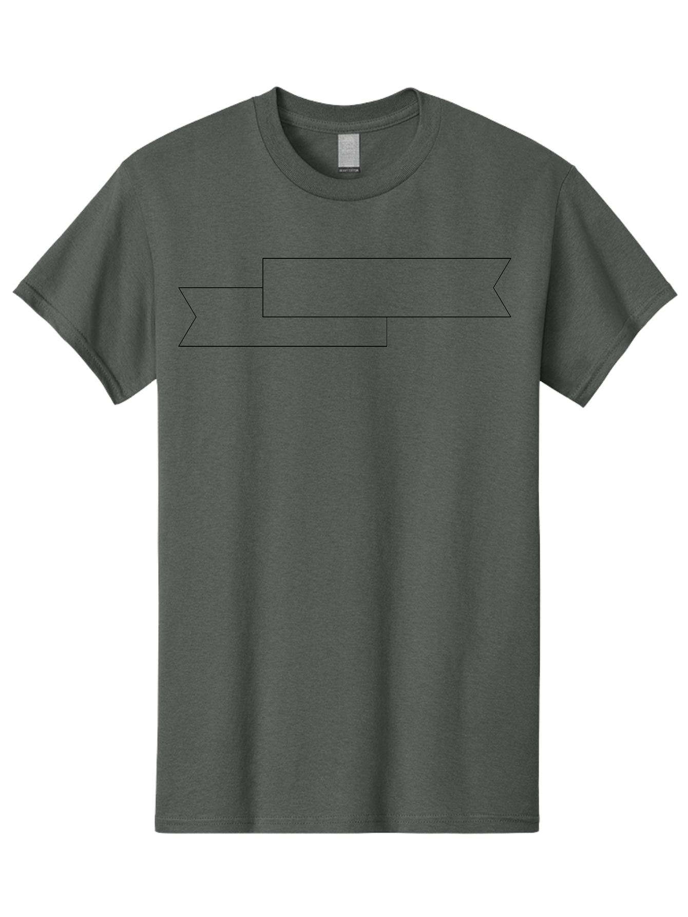 Black-Arrow Men'S Graphic Tee, 100% Cotton, Comfortable Casual Summer Wear, Machine Washable, Double Arrow Banner, Graphic Design Element, Directional Symbol, Navigation Icon, Outline Graphics, Simple Shapes - Aaa159 23