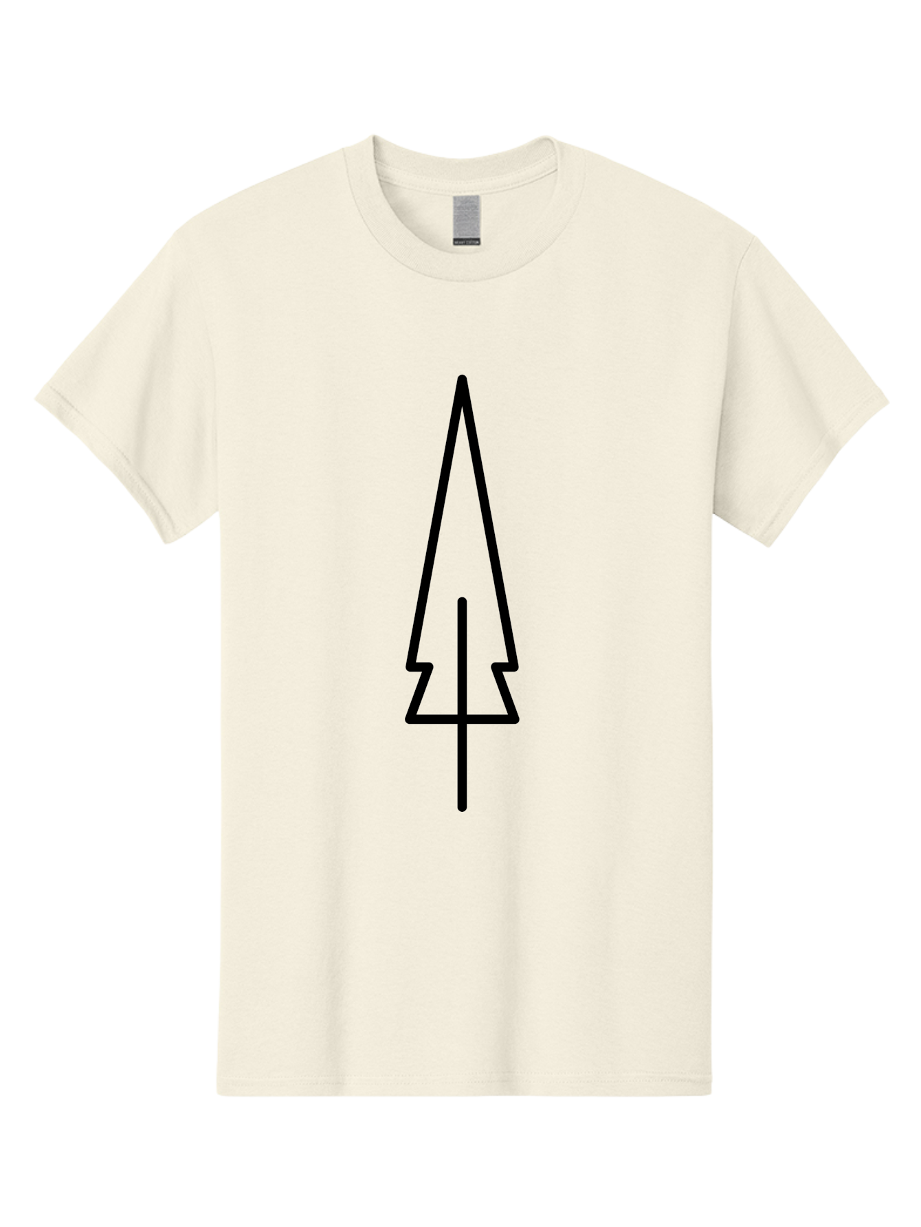 Christmas-Tree-5 Men'S Graphic Tee, 100% Cotton, Comfortable Casual Summer Wear, Machine Washable, Christmas Tree Outline, Festive Symbol, Holiday Icon, Minimalist Design, Black Silhouette, Simple Christmas Graphic, Winter Symbol - Aaa174 23