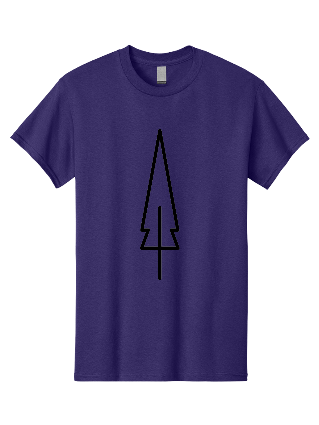 Christmas-Tree-5 Men'S Graphic Tee, 100% Cotton, Comfortable Casual Summer Wear, Machine Washable, Christmas Tree Outline, Festive Symbol, Holiday Icon, Minimalist Design, Black Silhouette, Simple Christmas Graphic, Winter Symbol - Aaa174 27