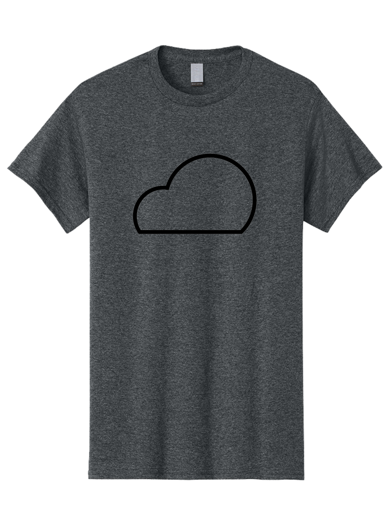 Cloud-1 Men'S Graphic Tee, 100% Cotton, Comfortable Casual Summer Wear, Machine Washable, Cloud Shape, Minimalist Design, Simple Graphics, Outline Style, Modern Icon, Weather Symbol, Abstract Shape - Aaa177 19