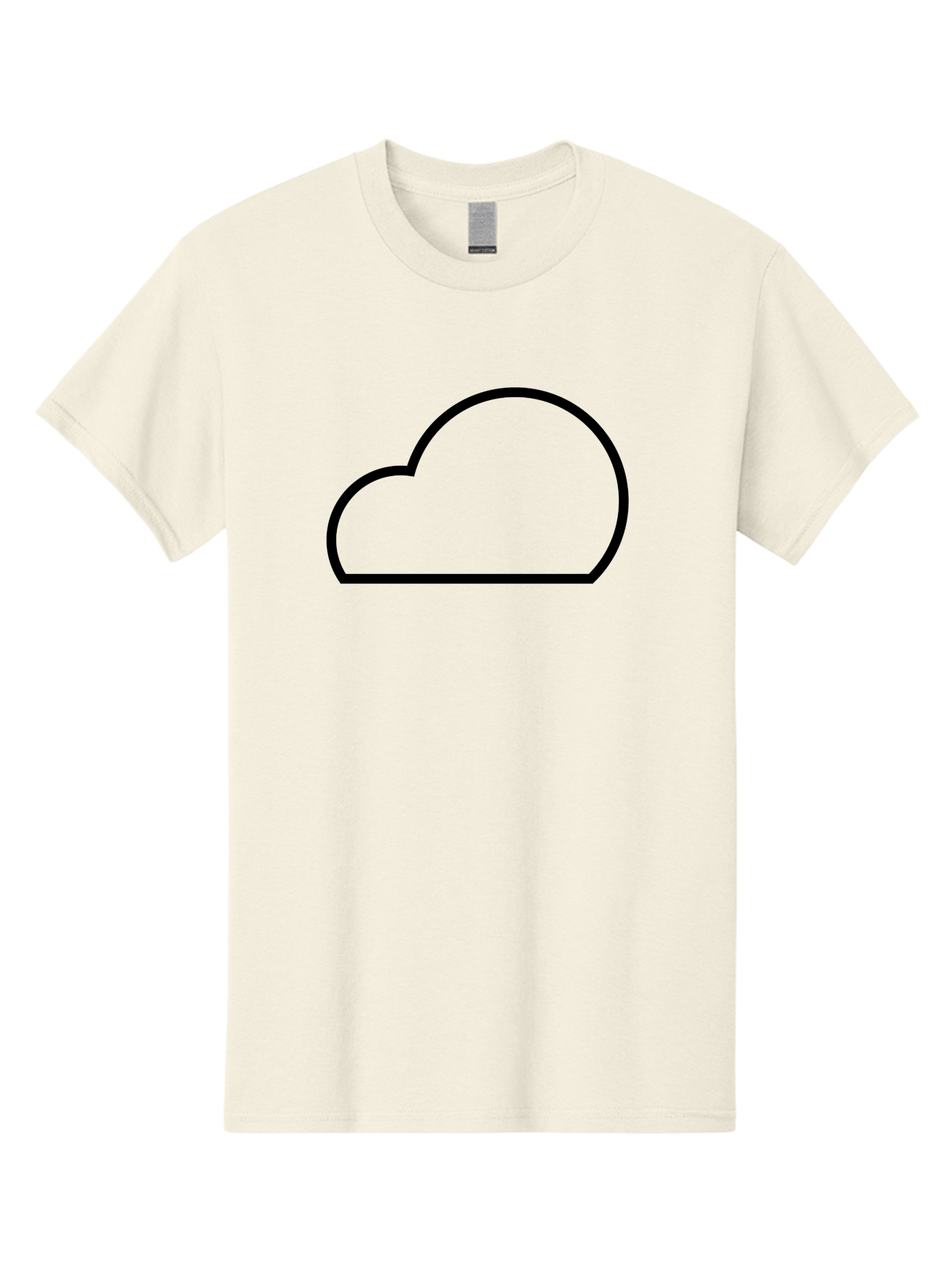 Cloud-1 Men'S Graphic Tee, 100% Cotton, Comfortable Casual Summer Wear, Machine Washable, Cloud Shape, Minimalist Design, Simple Graphics, Outline Style, Modern Icon, Weather Symbol, Abstract Shape - Aaa177 7