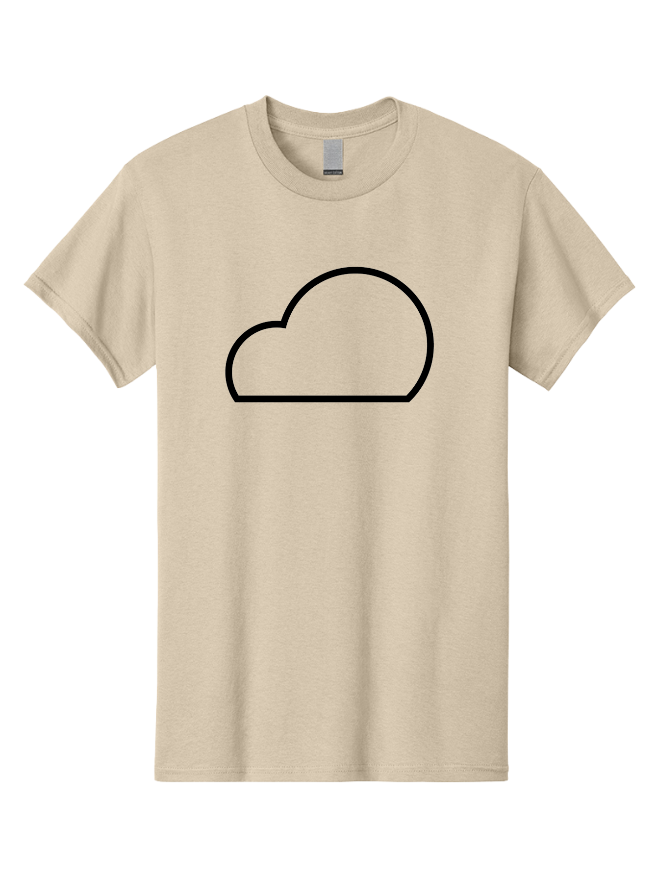 Cloud-1 Men'S Graphic Tee, 100% Cotton, Comfortable Casual Summer Wear, Machine Washable, Cloud Shape, Minimalist Design, Simple Graphics, Outline Style, Modern Icon, Weather Symbol, Abstract Shape - Aaa177 15