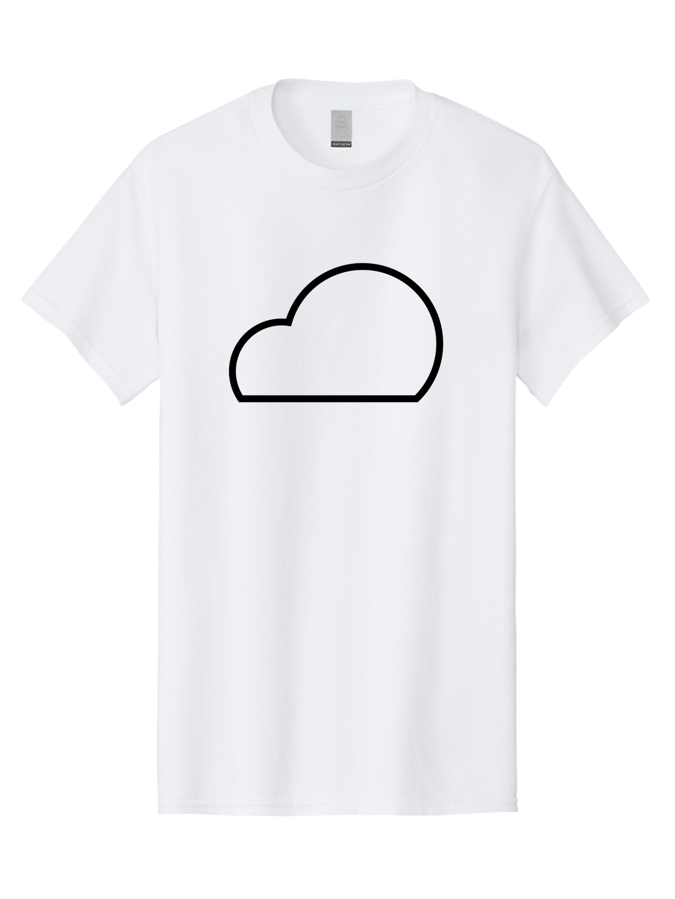 Cloud-1 Men'S Graphic Tee, 100% Cotton, Comfortable Casual Summer Wear, Machine Washable, Cloud Shape, Minimalist Design, Simple Graphics, Outline Style, Modern Icon, Weather Symbol, Abstract Shape - Aaa177 27