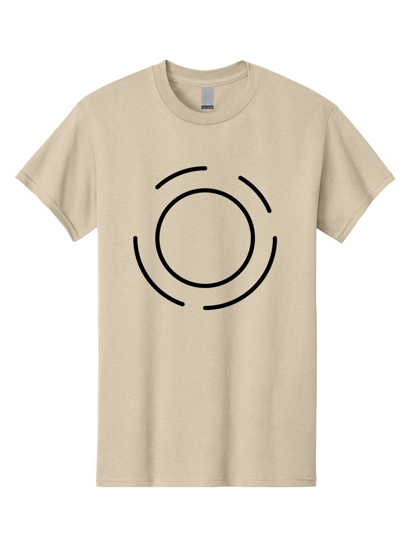 Loading-Symbol Men'S Graphic Tee, 100% Cotton, Comfortable Casual Summer Wear, Machine Washable, Loading Animation, Circular Motion, Progress Indicator, Black Lines, Abstract Shape, Dynamic Icon - Aaa191 17