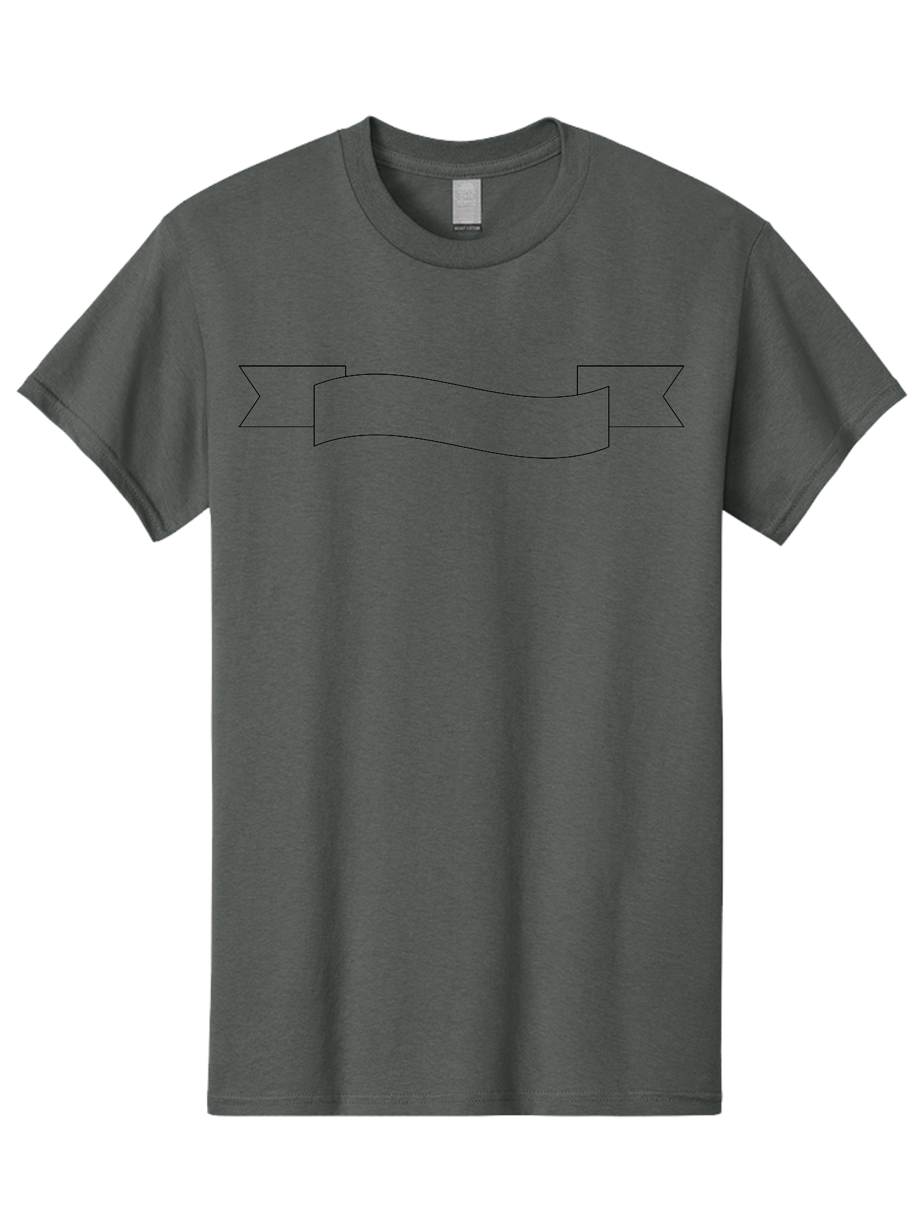 Ribbon-Banner-1 Men'S Graphic Tee, 100% Cotton, Comfortable Casual Summer Wear, Machine Washable, Ribbon Banner, Banner Design, Blank Banner, Banner Template, Graphic Design, Decorative Ribbon, Wavy Banner, Minimalist Design - Aaa201 29