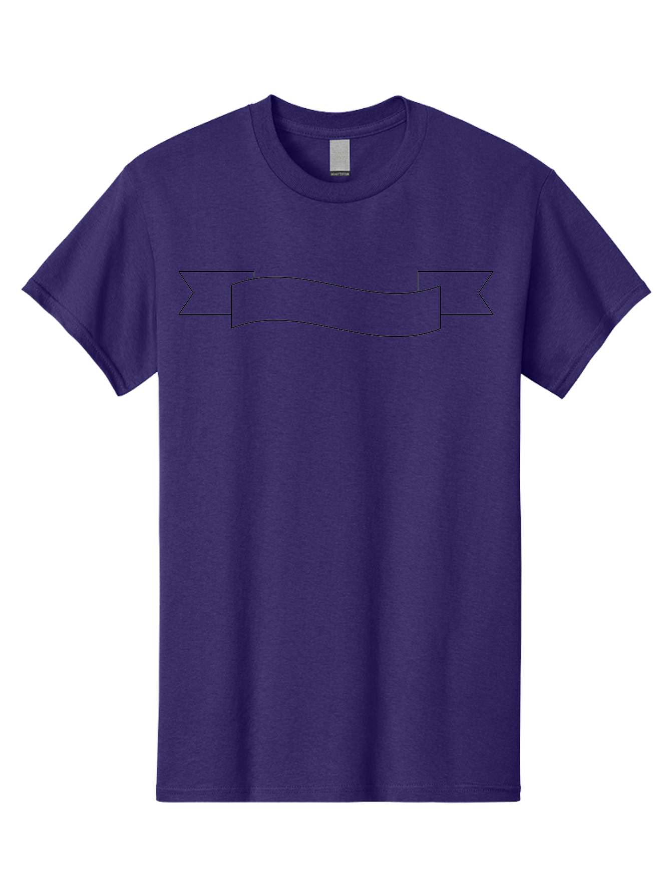 Ribbon-Banner-1 Men'S Graphic Tee, 100% Cotton, Comfortable Casual Summer Wear, Machine Washable, Ribbon Banner, Banner Design, Blank Banner, Banner Template, Graphic Design, Decorative Ribbon, Wavy Banner, Minimalist Design - Aaa201 13