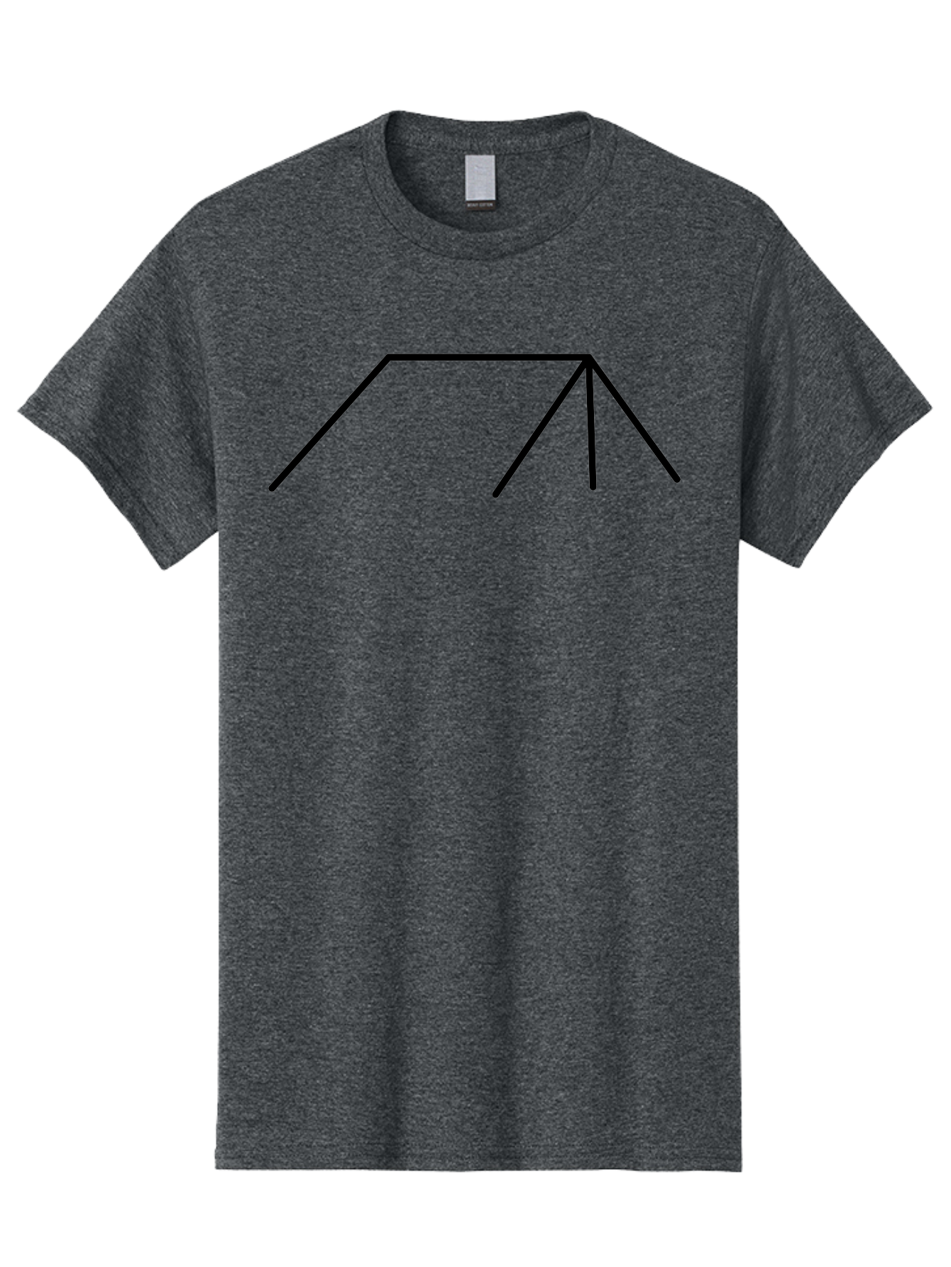 Stick-Figure Men'S Graphic Tee, 100% Cotton, Comfortable Casual Summer Wear, Machine Washable, Simple Line Drawing, Geometric Shape, Abstract Design, Minimalist Art, Black Lines, Simple Graphics - Aaa206 29