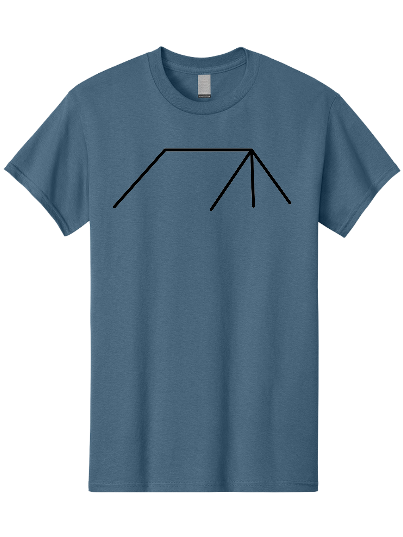 Stick-Figure Men'S Graphic Tee, 100% Cotton, Comfortable Casual Summer Wear, Machine Washable, Simple Line Drawing, Geometric Shape, Abstract Design, Minimalist Art, Black Lines, Simple Graphics - Aaa206 3