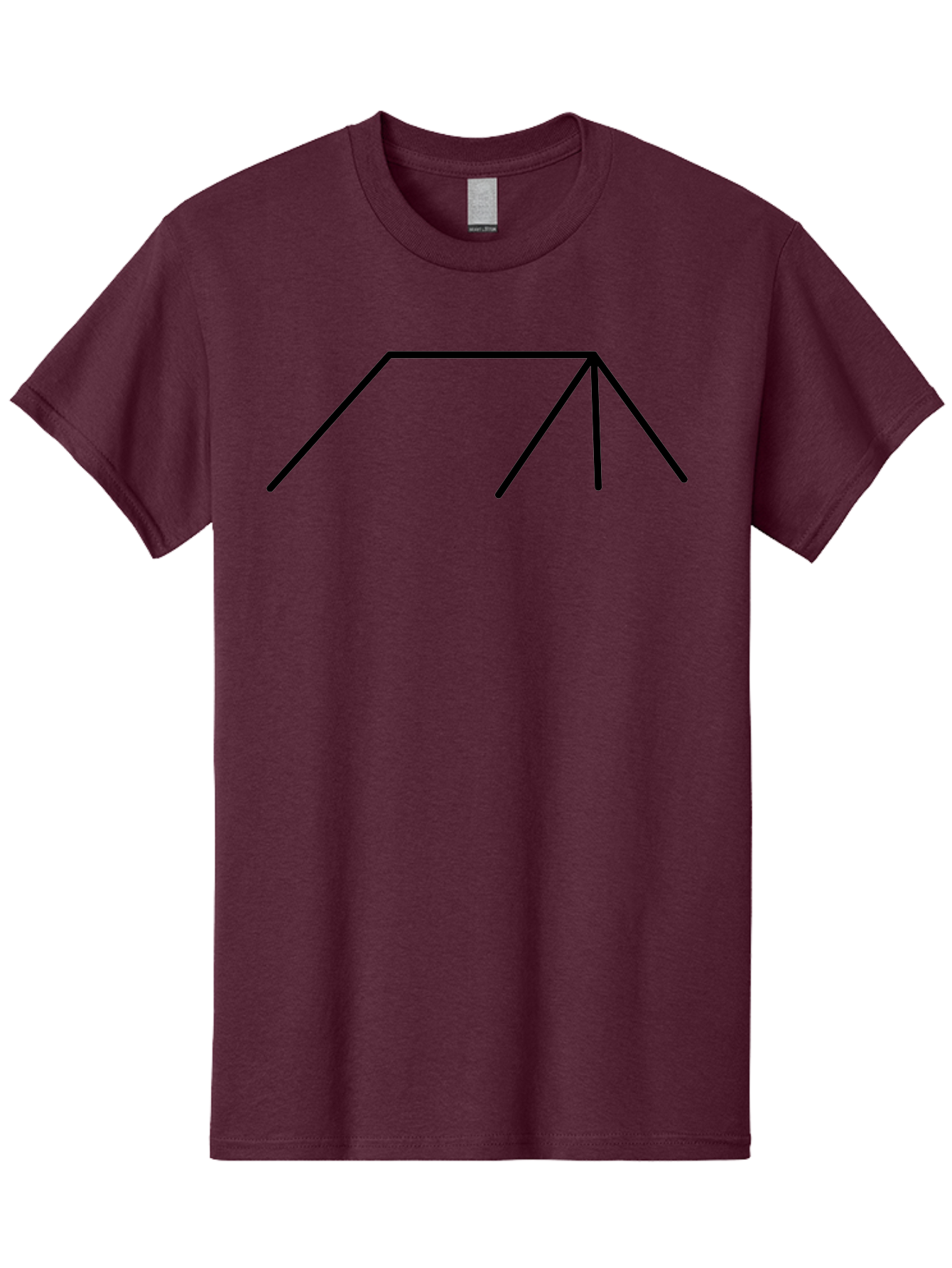 Stick-Figure Men'S Graphic Tee, 100% Cotton, Comfortable Casual Summer Wear, Machine Washable, Simple Line Drawing, Geometric Shape, Abstract Design, Minimalist Art, Black Lines, Simple Graphics - Aaa206 13