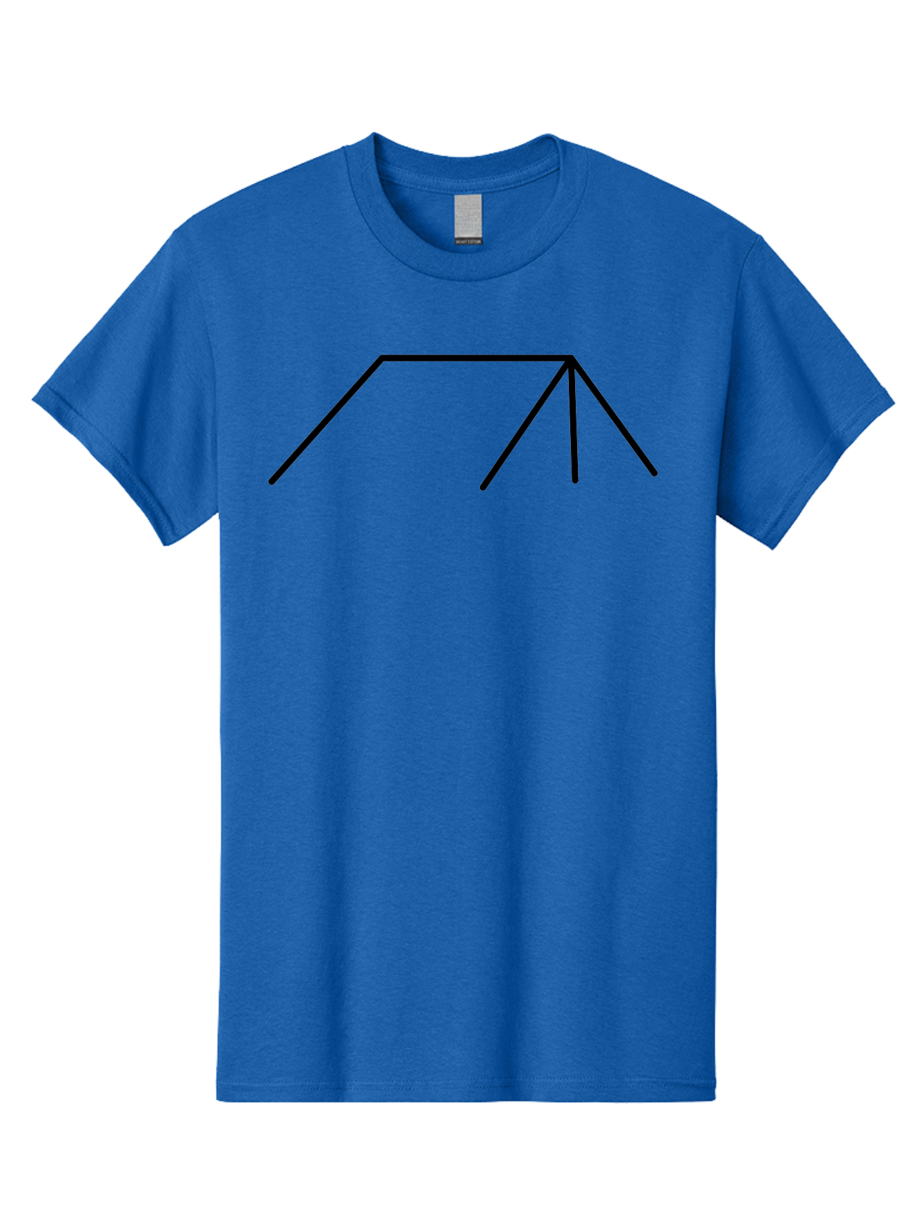 Stick-Figure Men'S Graphic Tee, 100% Cotton, Comfortable Casual Summer Wear, Machine Washable, Simple Line Drawing, Geometric Shape, Abstract Design, Minimalist Art, Black Lines, Simple Graphics - Aaa206 25