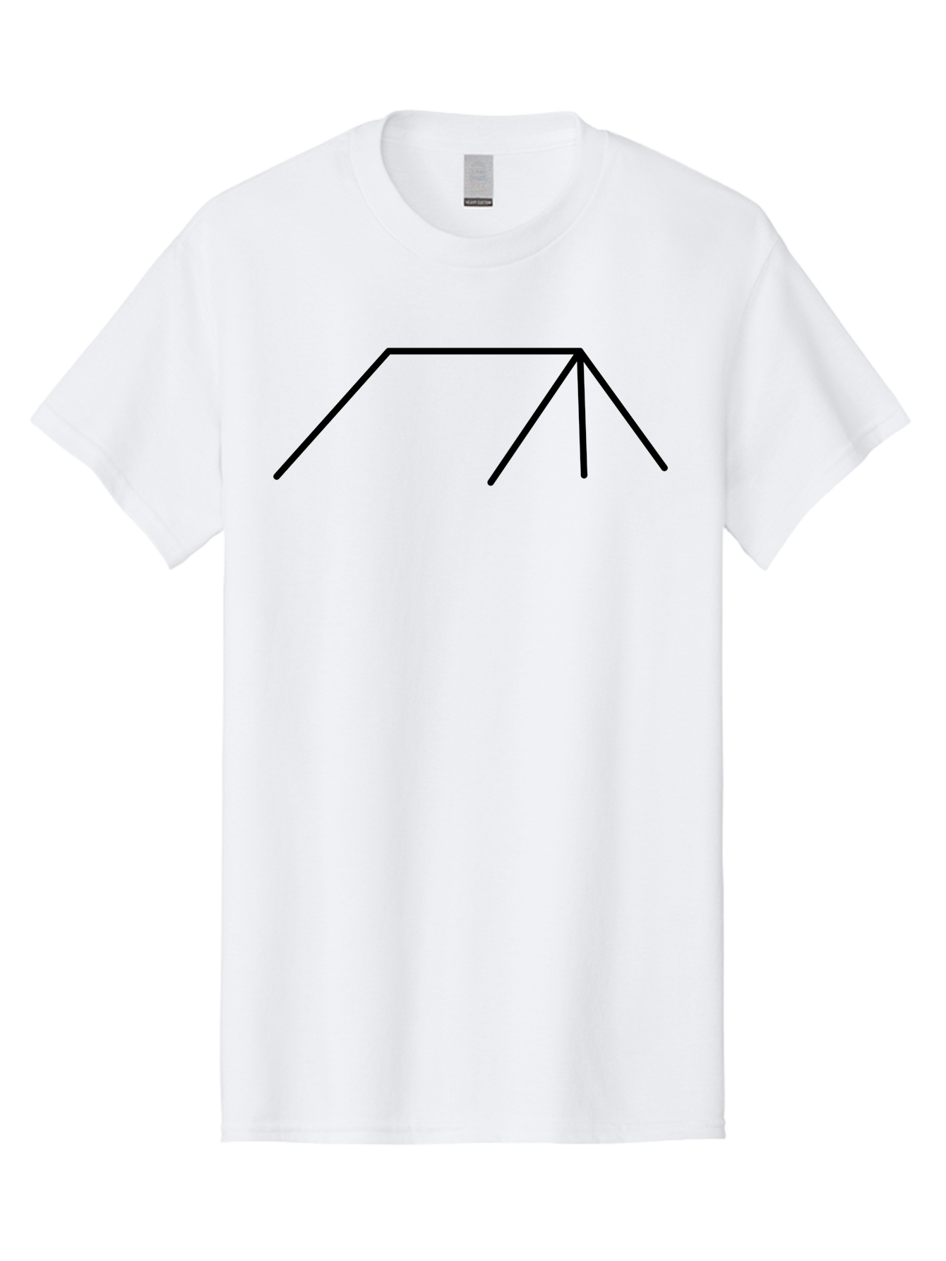 Stick-Figure Men'S Graphic Tee, 100% Cotton, Comfortable Casual Summer Wear, Machine Washable, Simple Line Drawing, Geometric Shape, Abstract Design, Minimalist Art, Black Lines, Simple Graphics - Aaa206 11