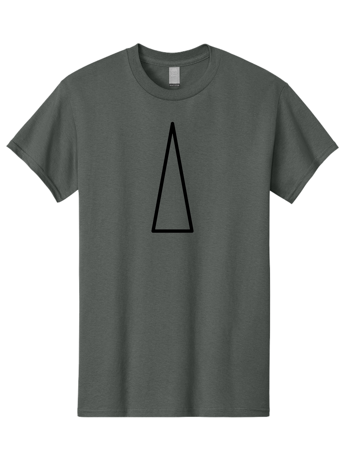 Triangle Men'S Graphic Tee, 100% Cotton, Comfortable Casual Summer Wear, Machine Washable, Black Triangle, Geometric Shape, Equilateral Triangle, Symmetrical Figure, Minimalist Design, Simple Graphics, Triangle Icon - Aaa225 11