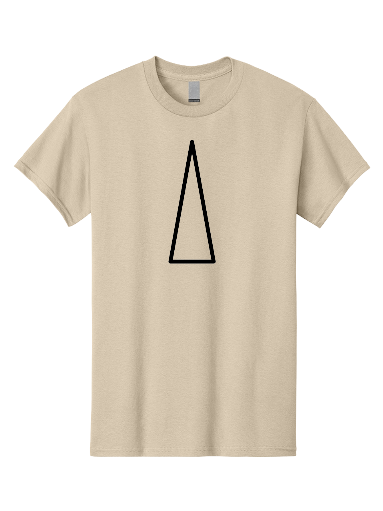 Triangle Men'S Graphic Tee, 100% Cotton, Comfortable Casual Summer Wear, Machine Washable, Black Triangle, Geometric Shape, Equilateral Triangle, Symmetrical Figure, Minimalist Design, Simple Graphics, Triangle Icon - Aaa225 5