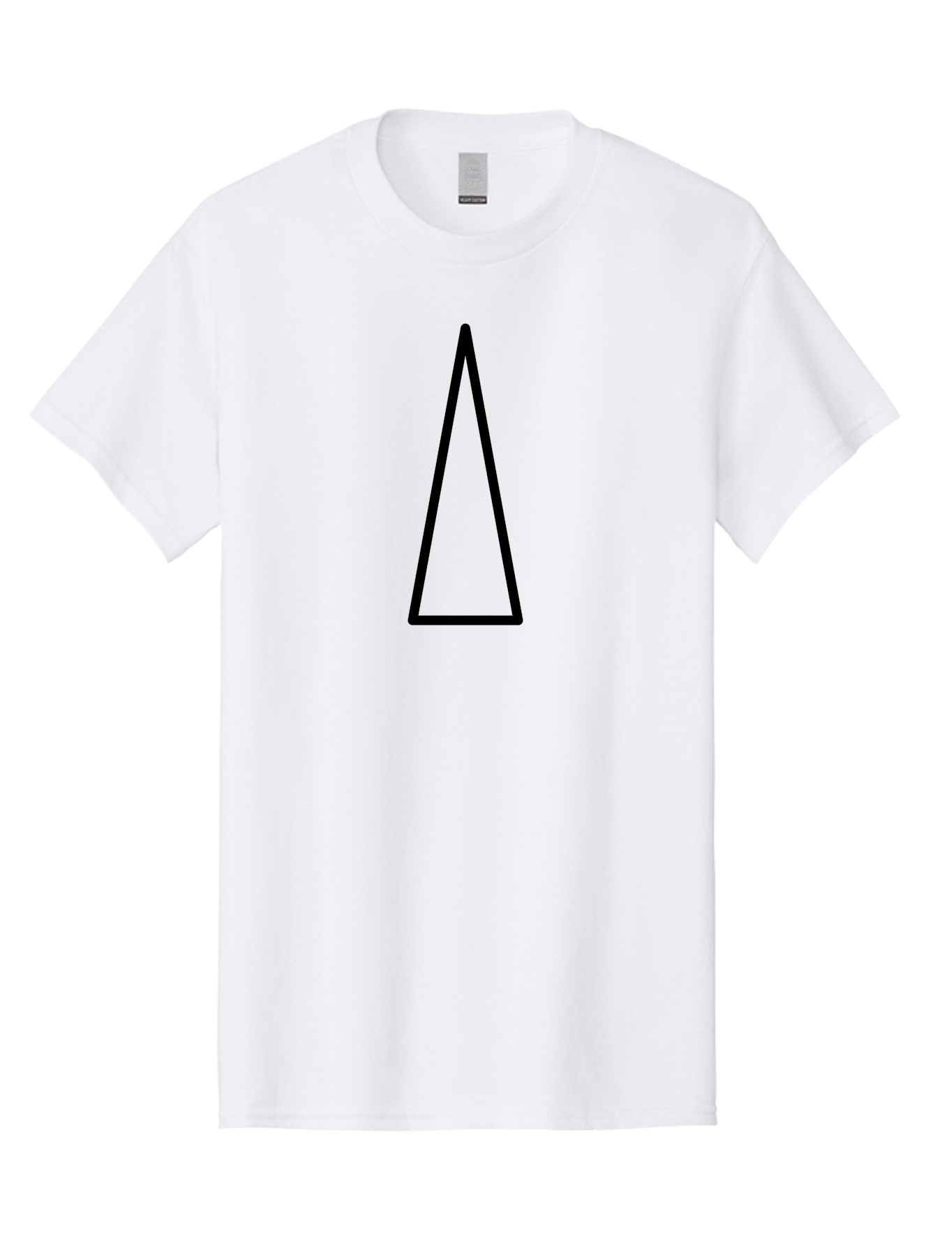 Triangle Men'S Graphic Tee, 100% Cotton, Comfortable Casual Summer Wear, Machine Washable, Black Triangle, Geometric Shape, Equilateral Triangle, Symmetrical Figure, Minimalist Design, Simple Graphics, Triangle Icon - Aaa225 27