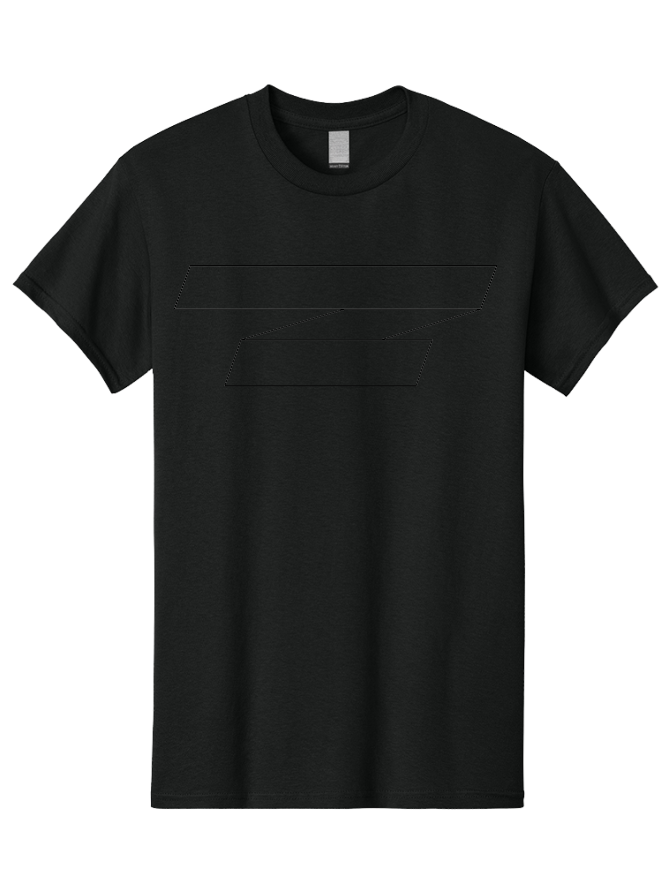 Z Men'S Graphic Tee, 100% Cotton, Comfortable Casual Summer Wear, Machine Washable, Stylized Letter Z, Geometric Shape, Minimalist Design, Simple Outline, Black Lines, Abstract Graphic - Aaa230 21