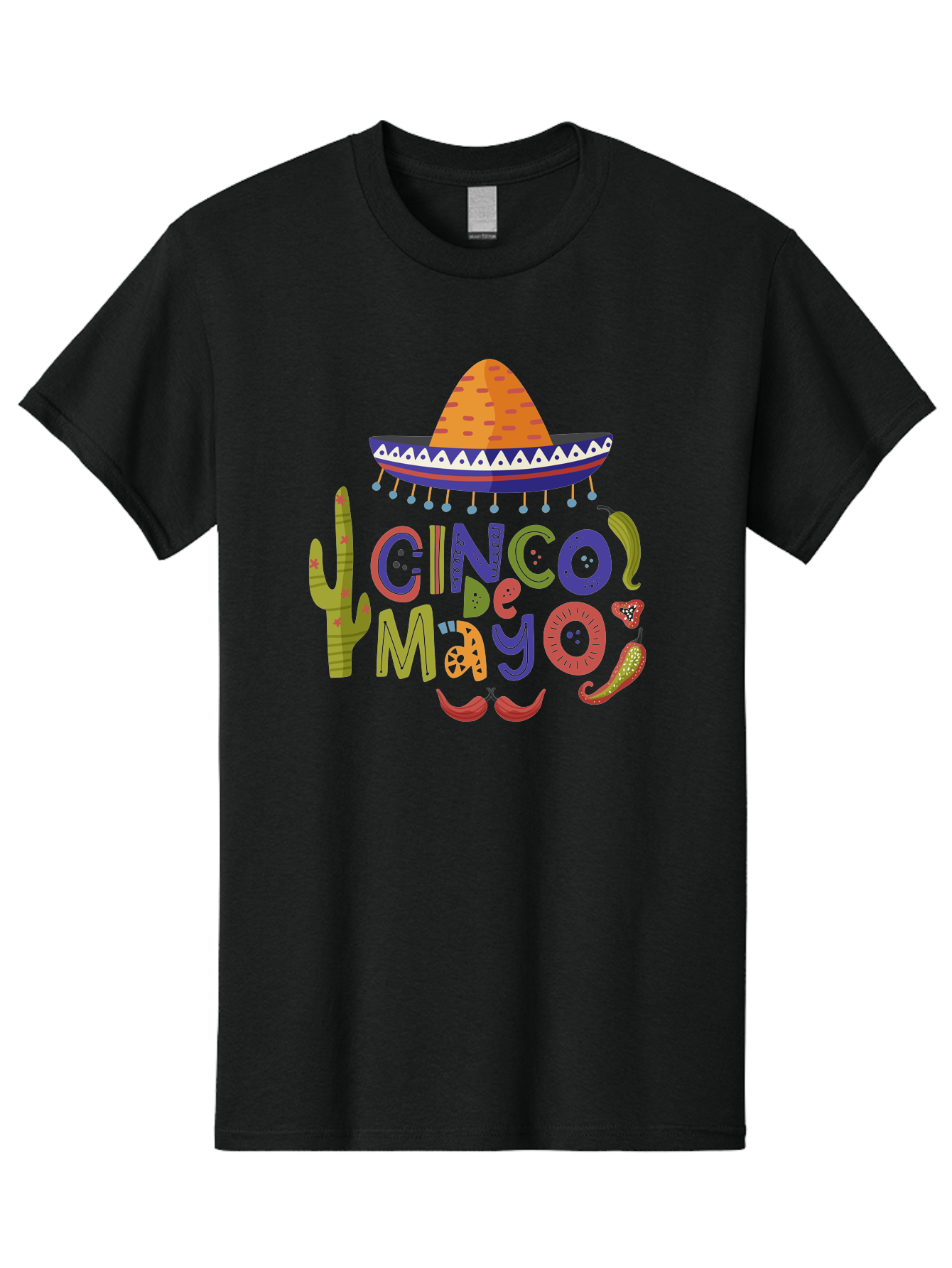 Cinco-De-Mayo-1 Men'S Graphic Tee, 100% Cotton, Comfortable Casual Summer Wear, Machine Washable, Cinco De Mayo, Sombrero, Chili Peppers, Cactus, Festive Design, Vibrant Colors, Mexican Heritage, Cultural Celebration, Fiesta Theme, - Aaa233 29