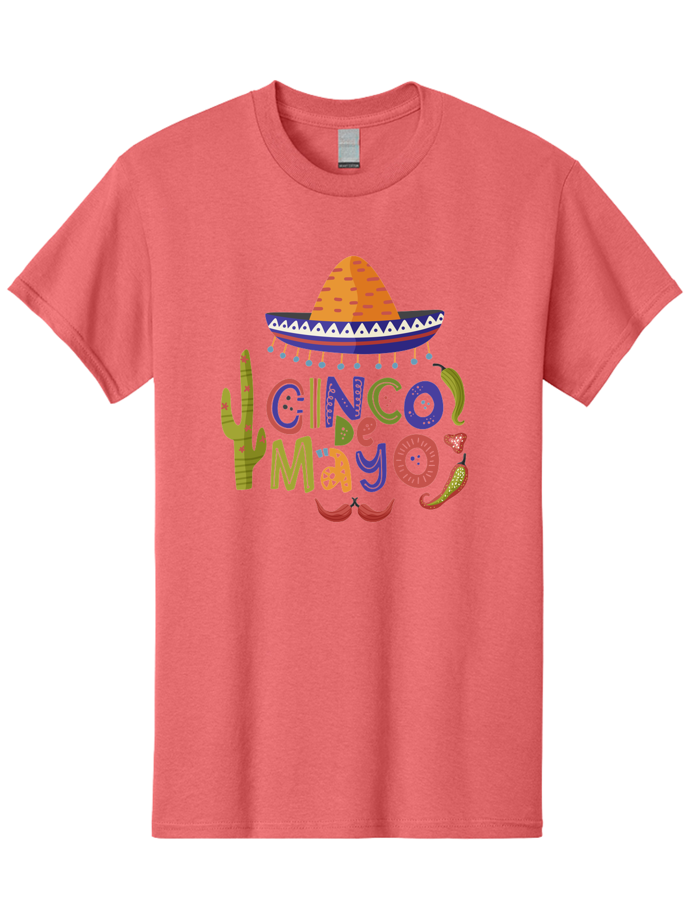 Cinco-De-Mayo-1 Men'S Graphic Tee, 100% Cotton, Comfortable Casual Summer Wear, Machine Washable, Cinco De Mayo, Sombrero, Chili Peppers, Cactus, Festive Design, Vibrant Colors, Mexican Heritage, Cultural Celebration, Fiesta Theme, - Aaa233 15