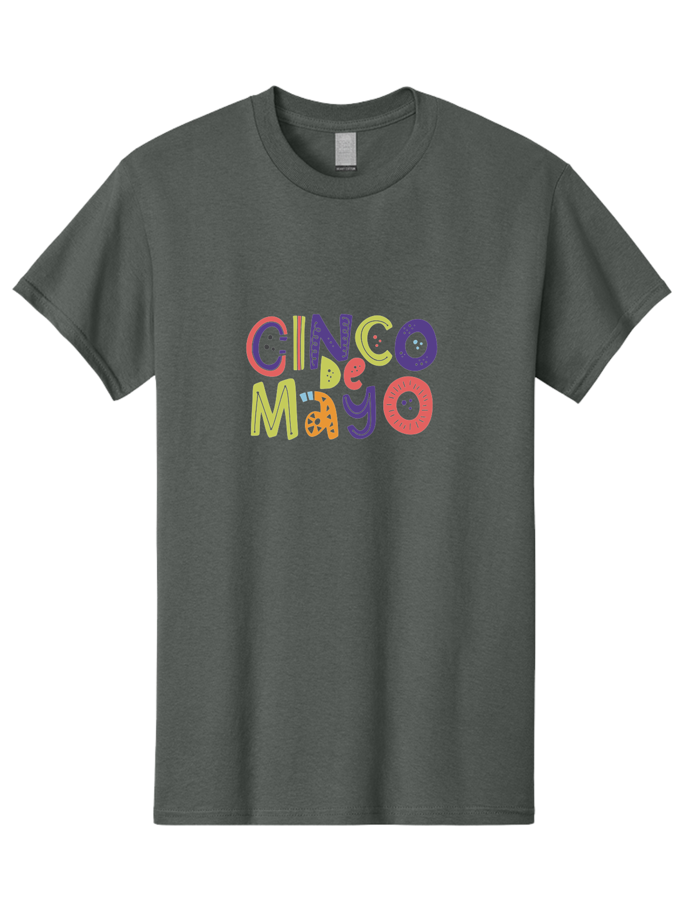Cinco-De-Mayo-4 Men'S Graphic Tee, 100% Cotton, Comfortable Casual Summer Wear, Machine Washable, Cinco De Mayo Celebration, Mexican Holiday, Festive Typography, Vibrant Colors, Party Decorations, Cultural Heritage, Traditional Mexican, - Aaa236 7