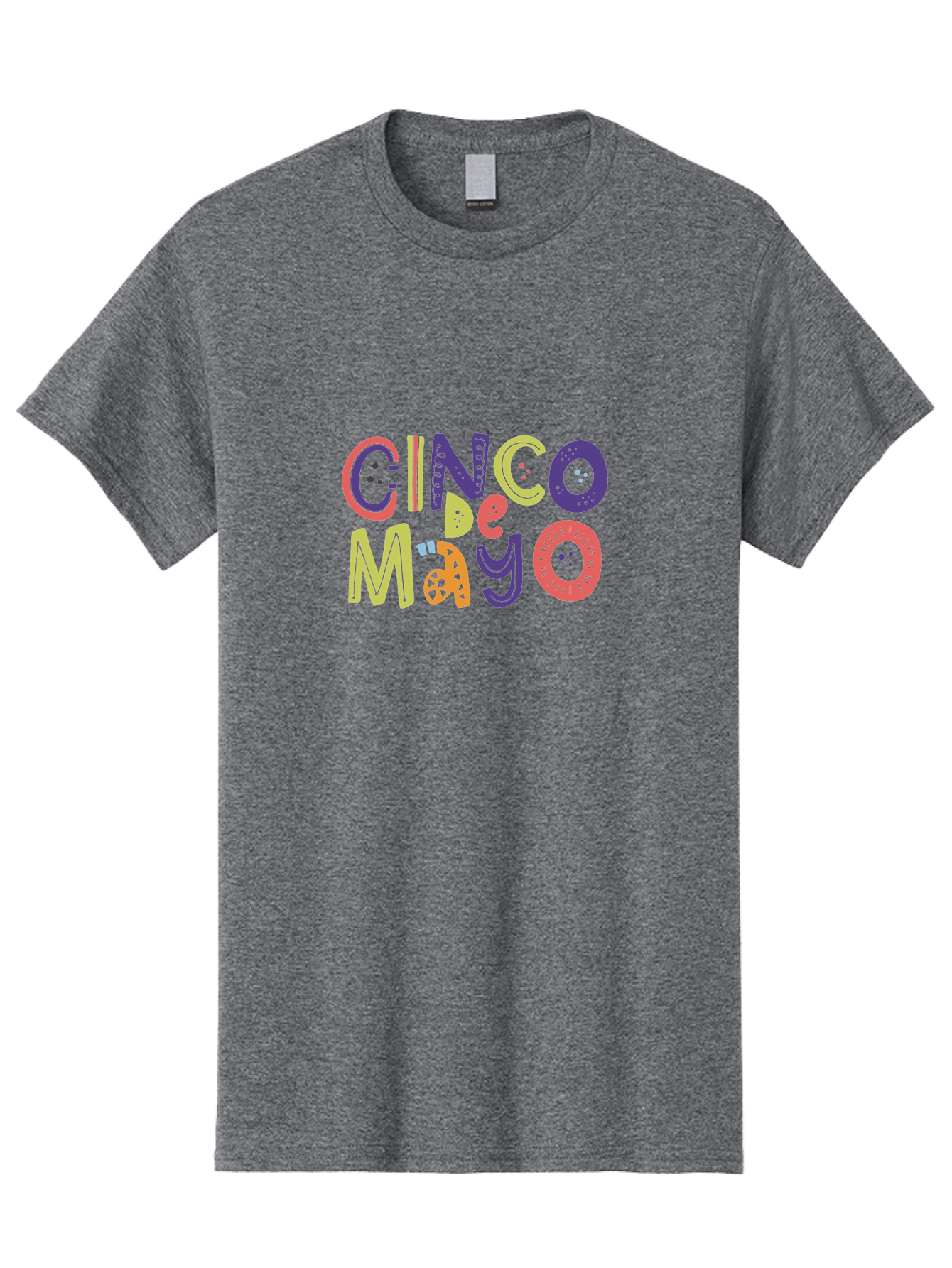 Cinco-De-Mayo-4 Men'S Graphic Tee, 100% Cotton, Comfortable Casual Summer Wear, Machine Washable, Cinco De Mayo Celebration, Mexican Holiday, Festive Typography, Vibrant Colors, Party Decorations, Cultural Heritage, Traditional Mexican, - Aaa236 9
