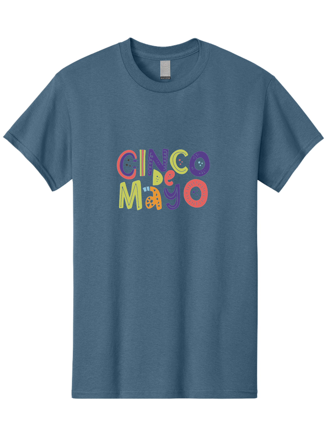 Cinco-De-Mayo-4 Men'S Graphic Tee, 100% Cotton, Comfortable Casual Summer Wear, Machine Washable, Cinco De Mayo Celebration, Mexican Holiday, Festive Typography, Vibrant Colors, Party Decorations, Cultural Heritage, Traditional Mexican, - Aaa236 5