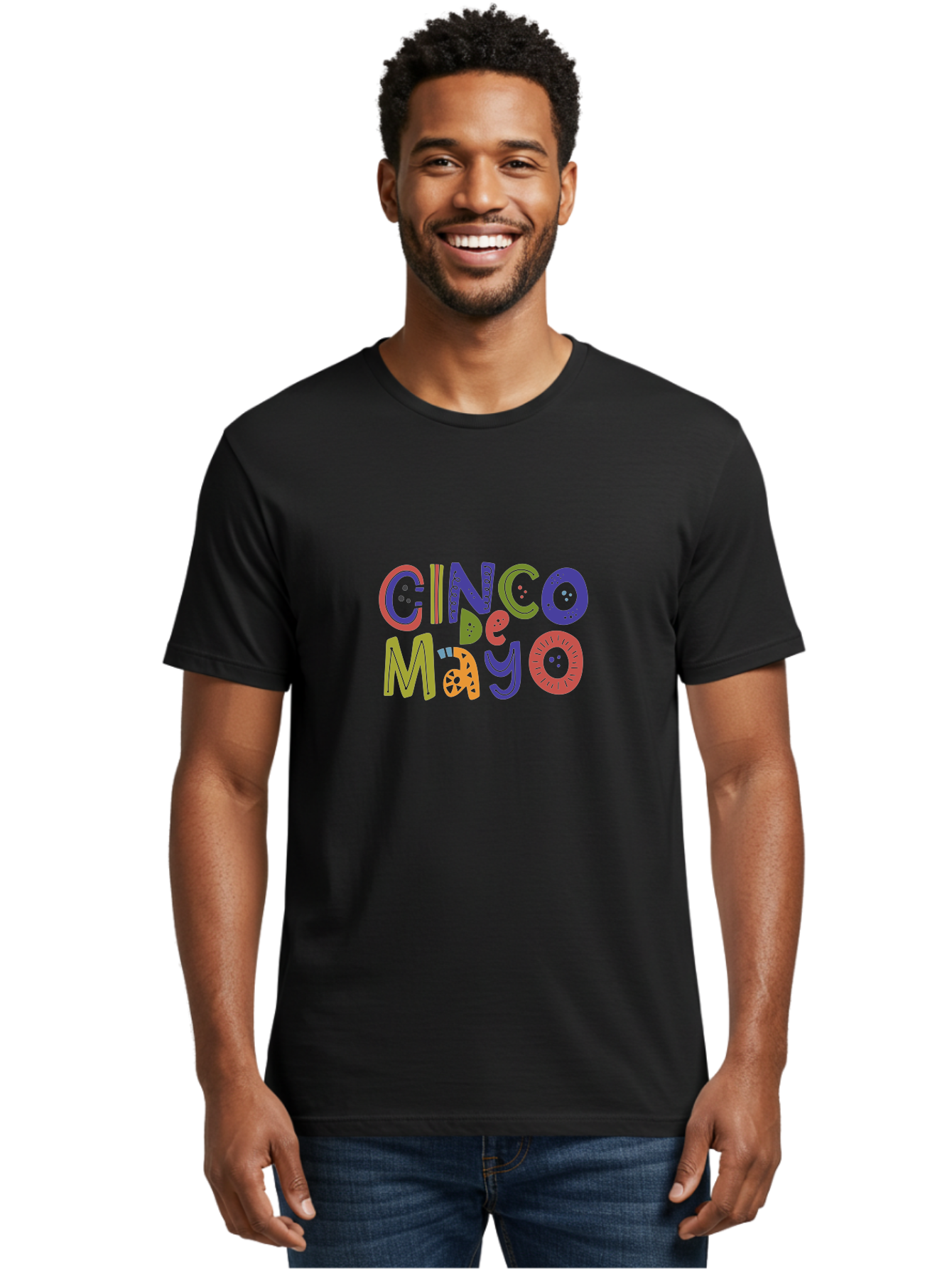 Cinco-De-Mayo-6 Men'S Graphic Tee, 100% Cotton, Comfortable Casual Summer Wear, Machine Washable, Cinco De Mayo, Colorful Text, Festive Typography, Mexican Holiday, Party Decorations, Vibrant Colors, Celebration - Aaa238 28
